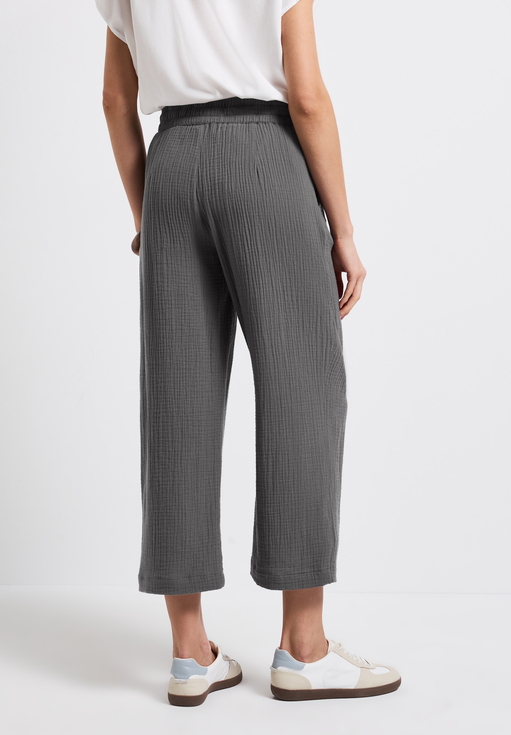 STREET ONE Stoffhose, High Waist