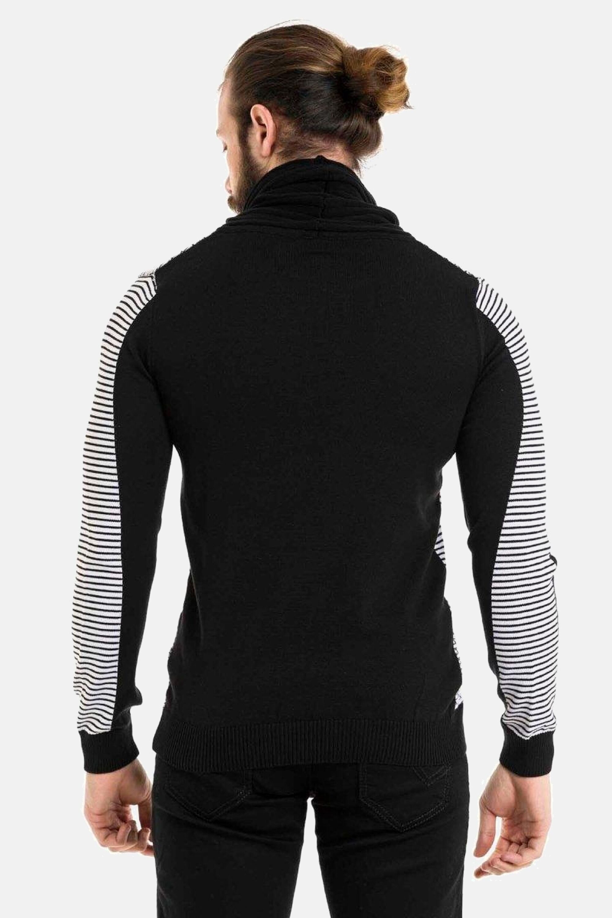 Cipo & Baxx Rundhalspullover »Pullover«, im modernen Look, CP264