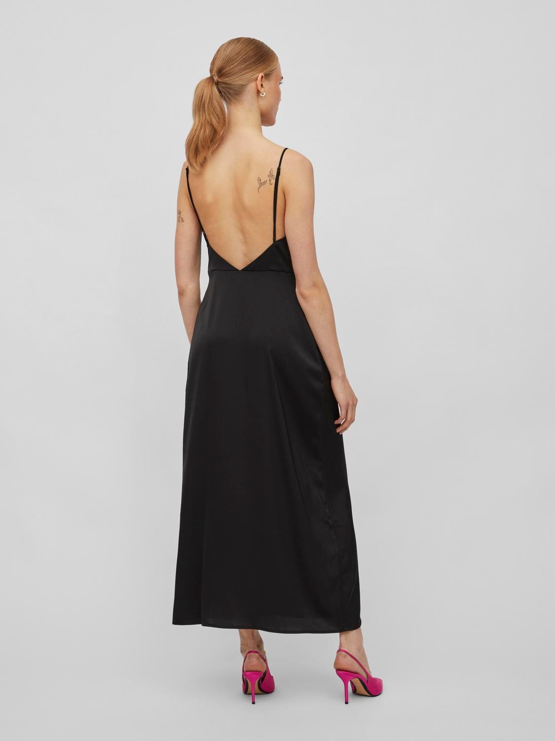 Vila Trägerkleid "VIRAVENNA STRAP ANKLE DRESS - NOOS" Kunstfaser, regular f günstig online kaufen