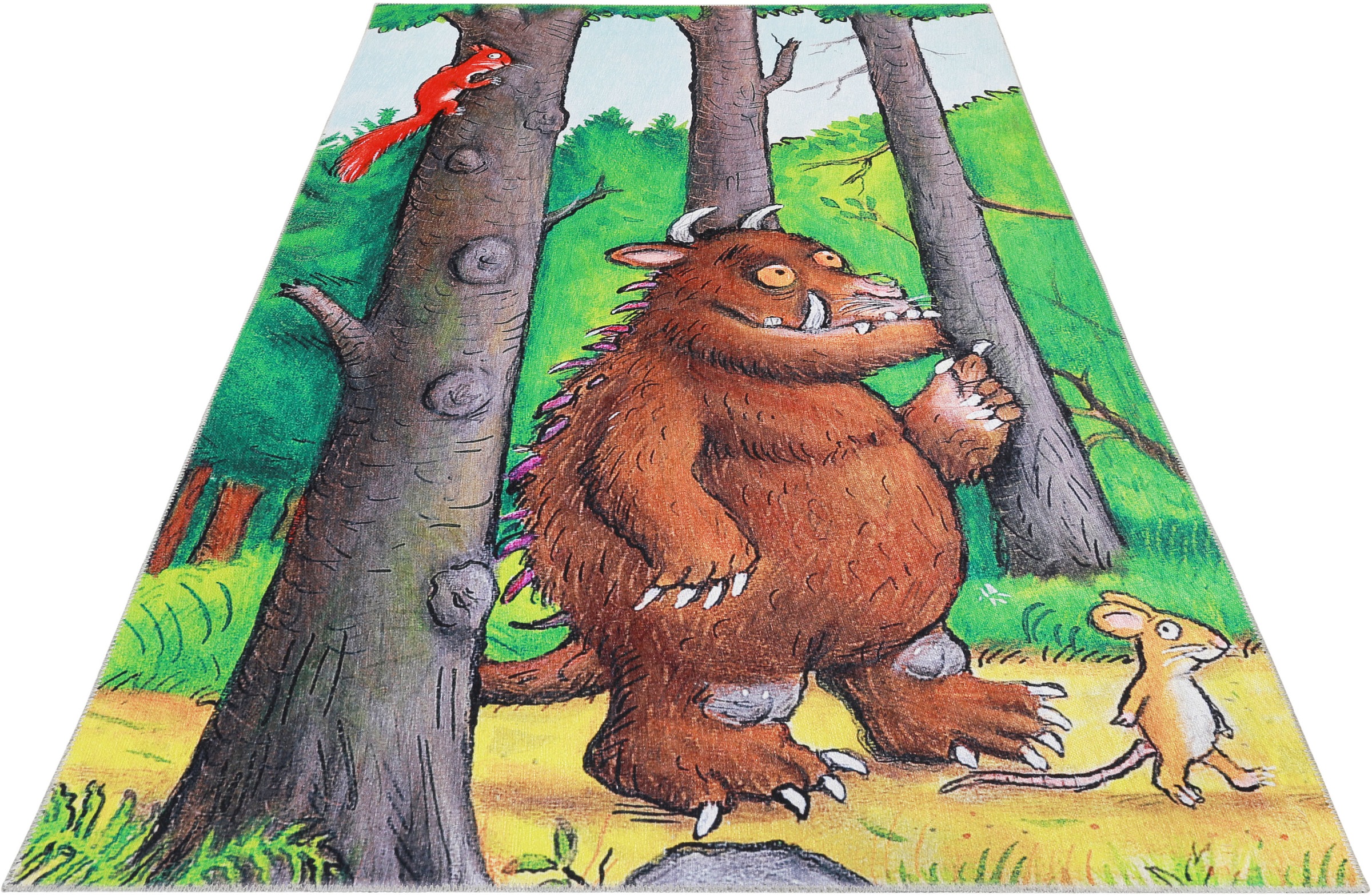 DER GRÜFFELO Kinderteppich "Wanderlo GR-0171" rechteckig 6 Höhe aktueller G günstig online kaufen