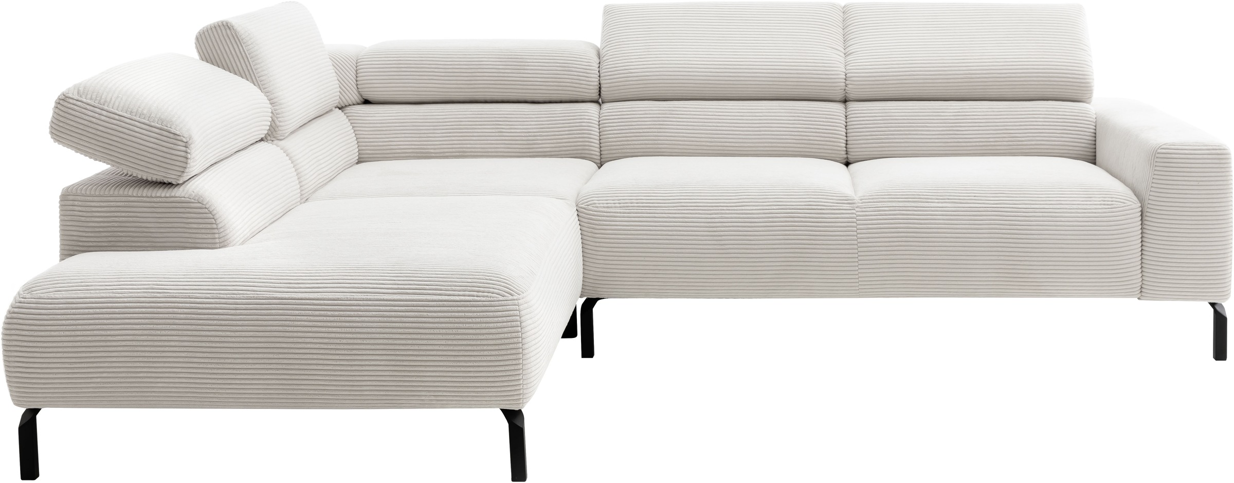 Places of Style Ecksofa "Antonelli, L-Form, inkl. Kopfteilverstellung, Brei günstig online kaufen