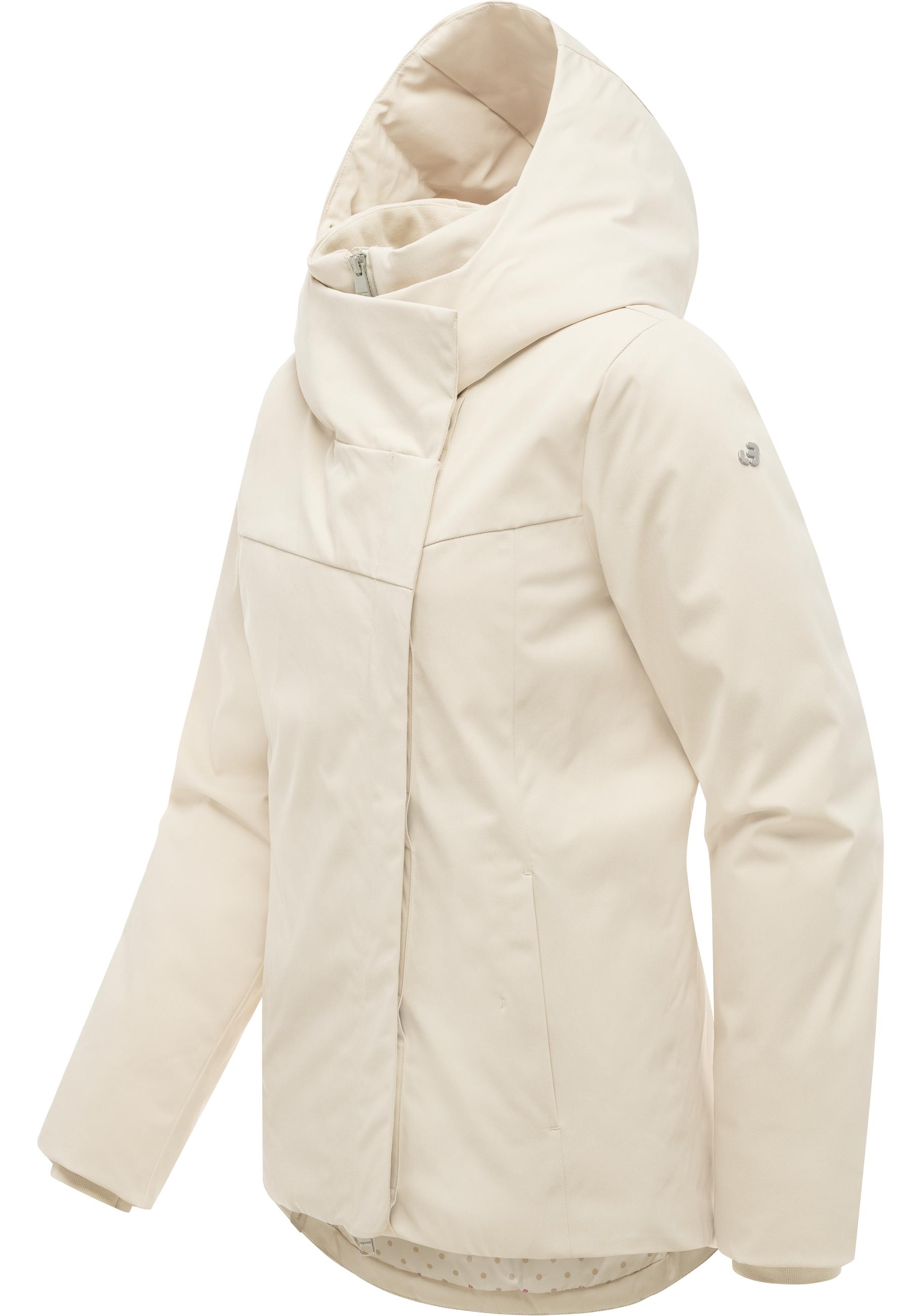 Ragwear Funktionsjacke »Pavleen Short Y« mit Kapuze Warme Damen Winterjacke mit Stehkragen und Kapuze