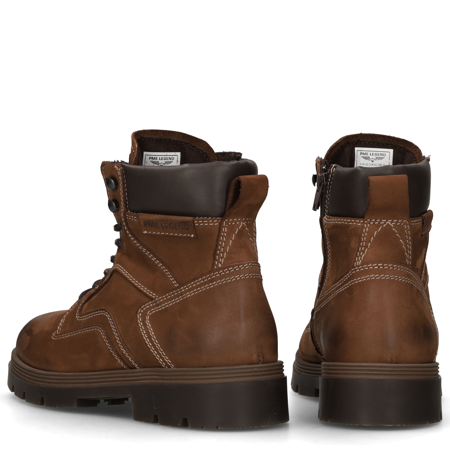 PME LEGEND Schnürstiefelette »SKYVAN«  Schnürboots, Workerboots mit Anziehlasche, Reißverschluss