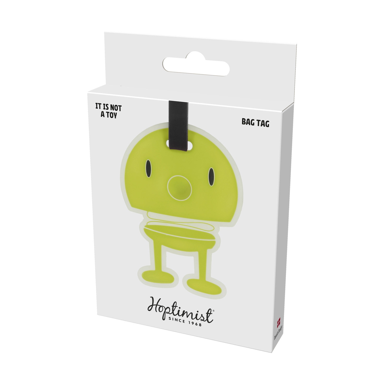 HOPTIMIST Taschenanhänger »Taschenanhänger Bag tag 10,5 x 8 cm grün«