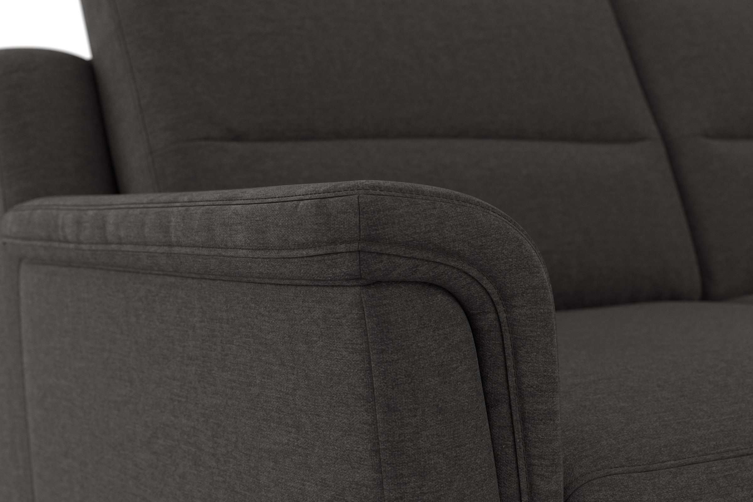 sit&more Ecksofa »Farö L-Form«, inklusive Federkern, wahlweise mit Bettfunktion und Bettkasten