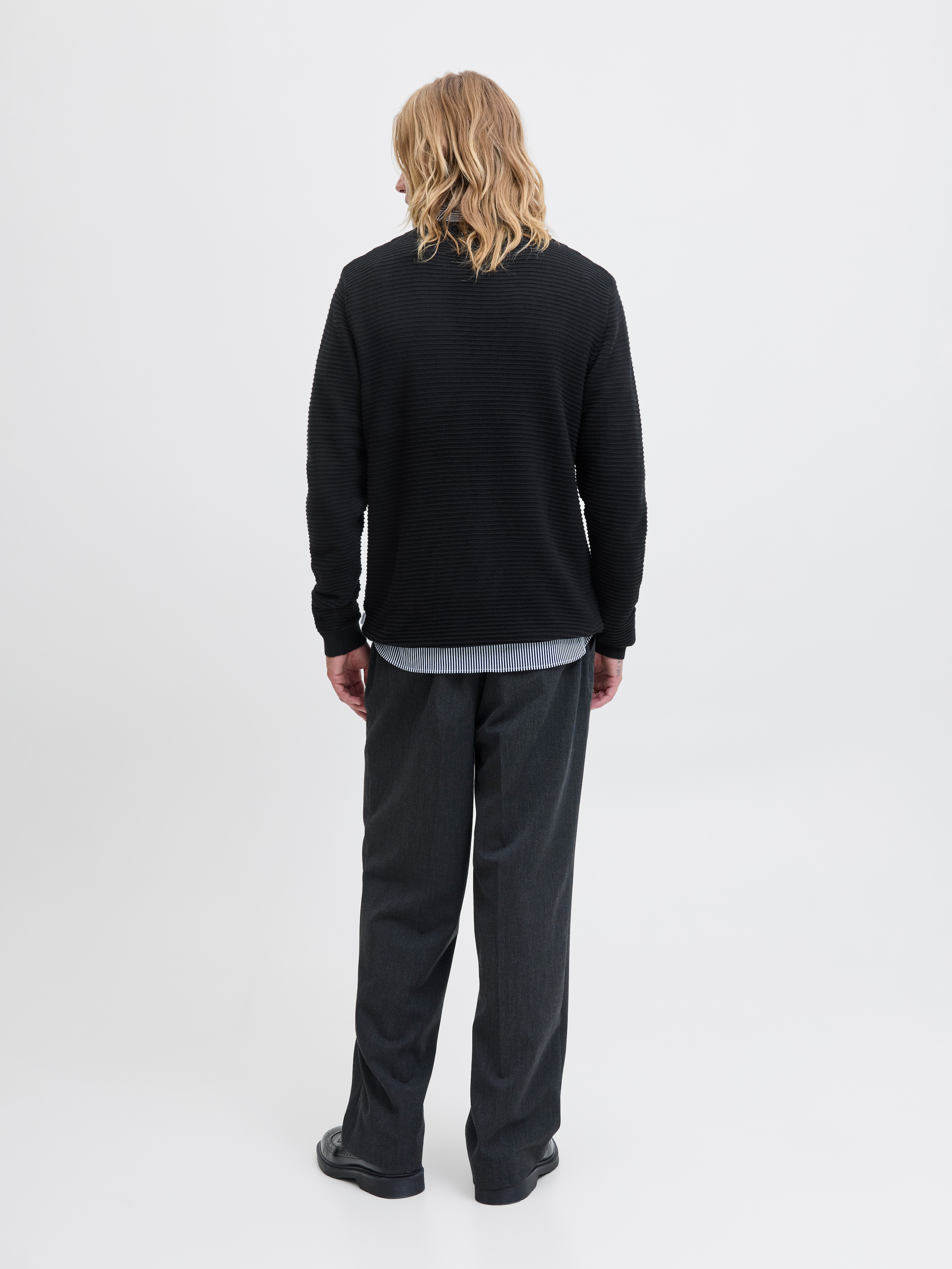 Jack & Jones Rundhalspullover »JJOTTO KNIT CREW NECK AW25«