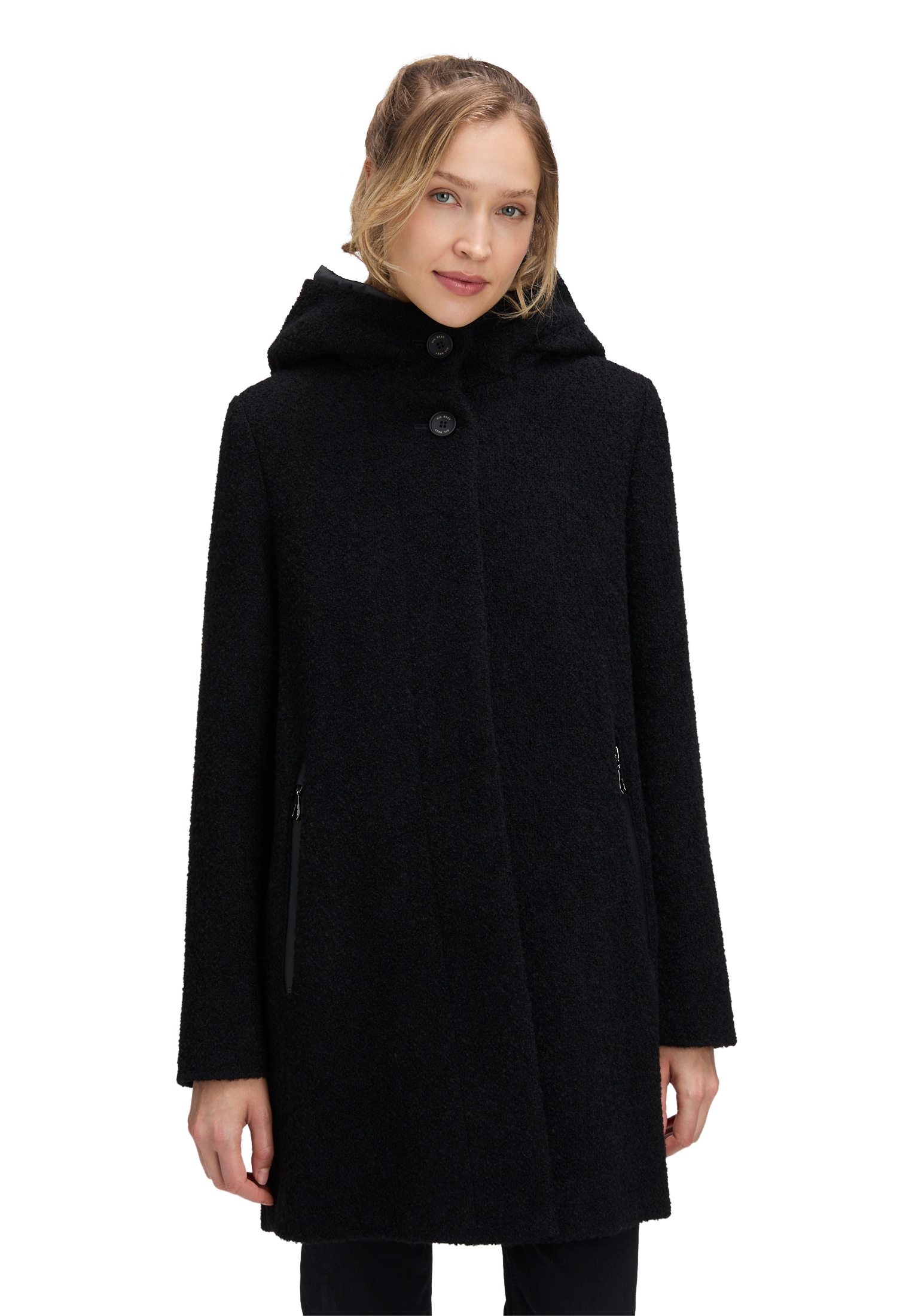 Gil Bret Wolljacke "Damen Wolljacke mit Kapuze" mit Kapuze günstig online kaufen