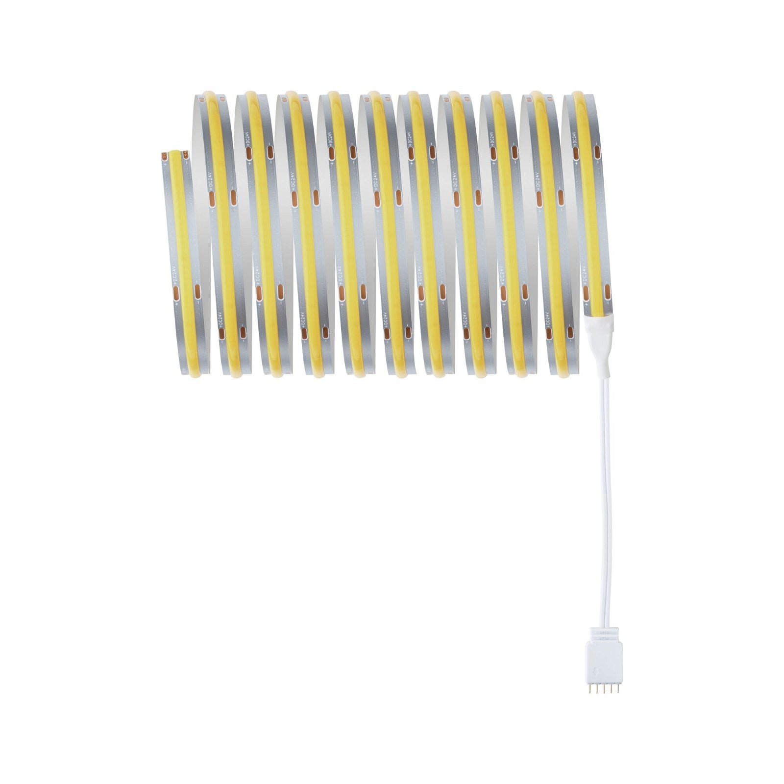 Paulmann LED-Streifen »MaxLED 1000 Basis Set 3m Daylight 6500K 36W 230/24V silber Kunststoff«, 1 St.-flammig, Full-Line COB