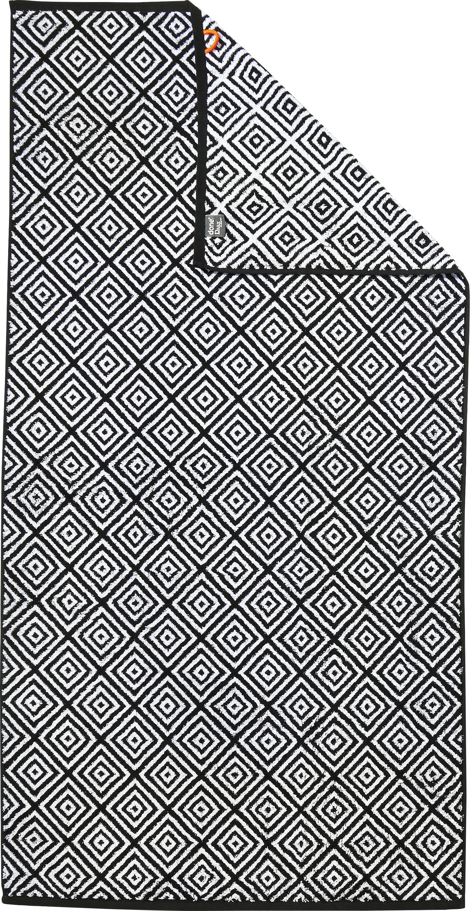 done. Duschtuch "Daily Shapes Diamond" Jacquardgewebe, modernes Rauten Must günstig online kaufen