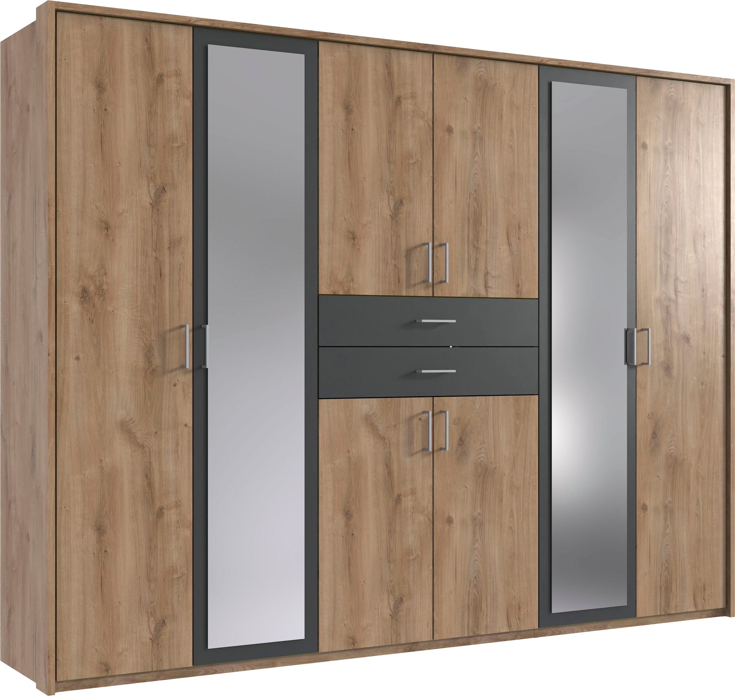 Wimex Kleiderschrank "Diver Drehtürenschrank mit Spiegel, 180, 225 o. 270cm günstig online kaufen