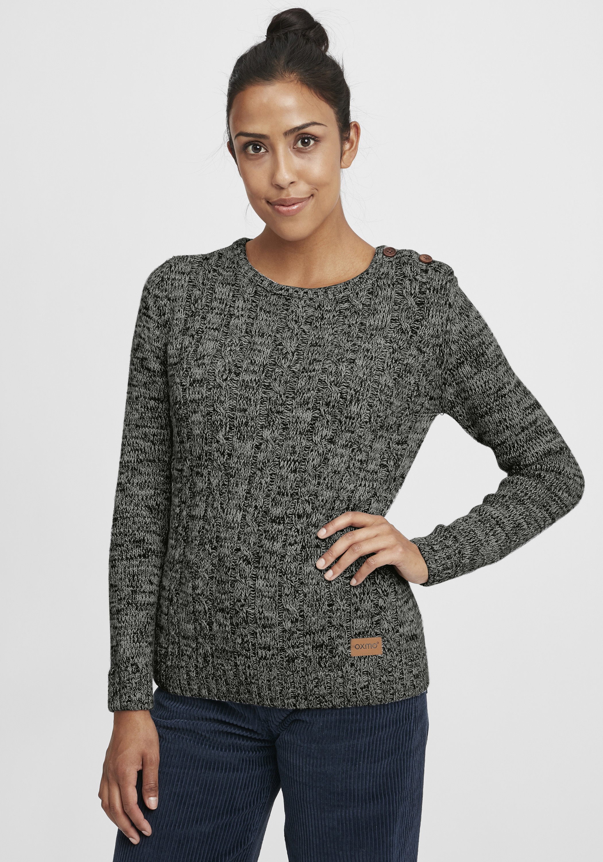 OXMO Strickfleece-Pullover »Strickpullover OXPhia«