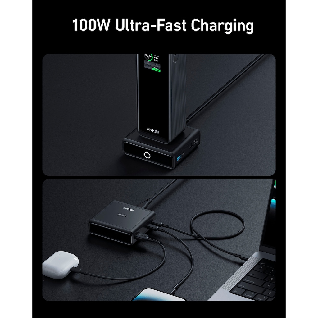 Anker Ladestation »100W für Prime Power Bank EU-Stecker«