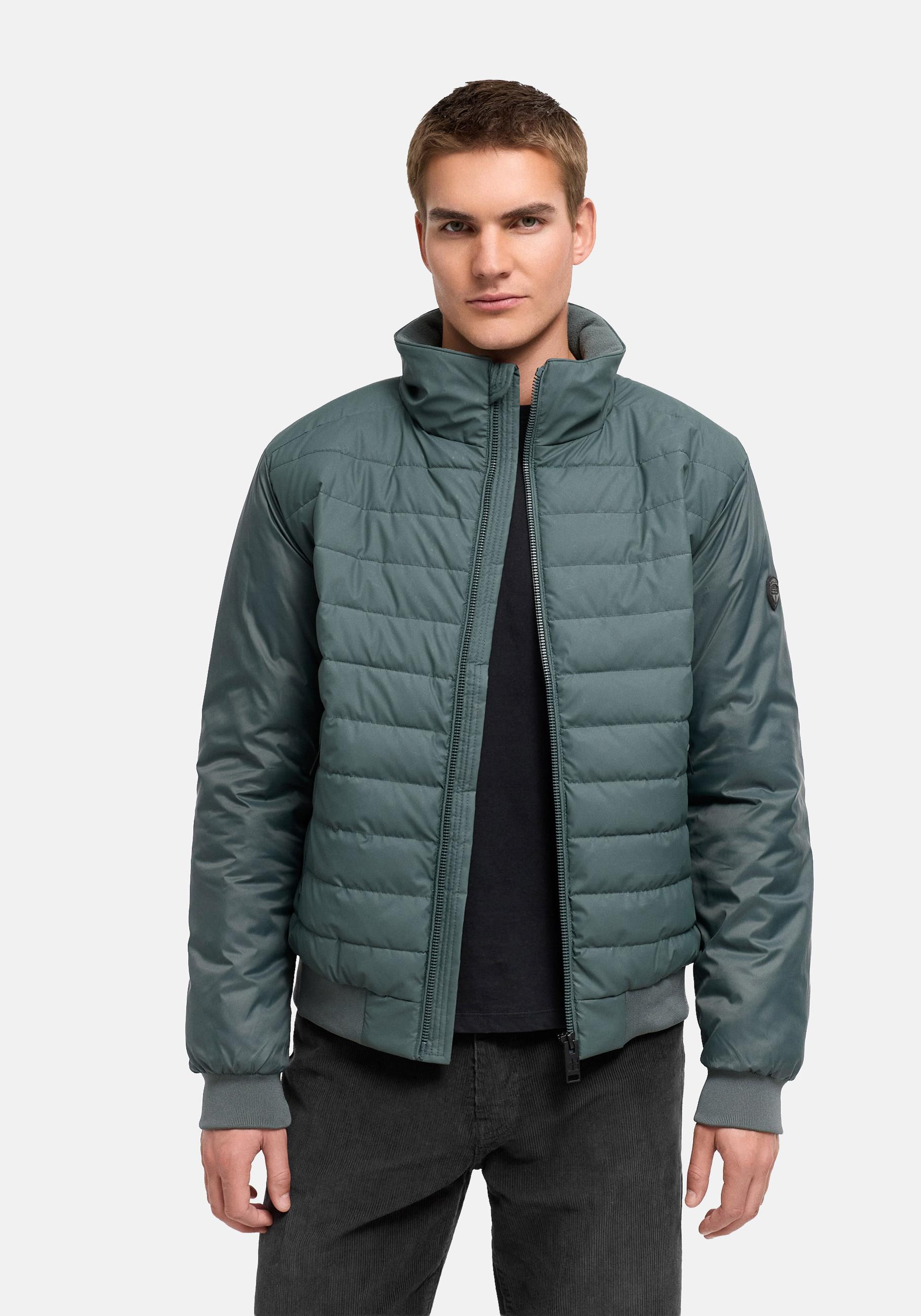 Stone Harbour Regenjacke "Eliaam XX" ohne Kapuze Herren Steppjacke mit glatten Ärmeln