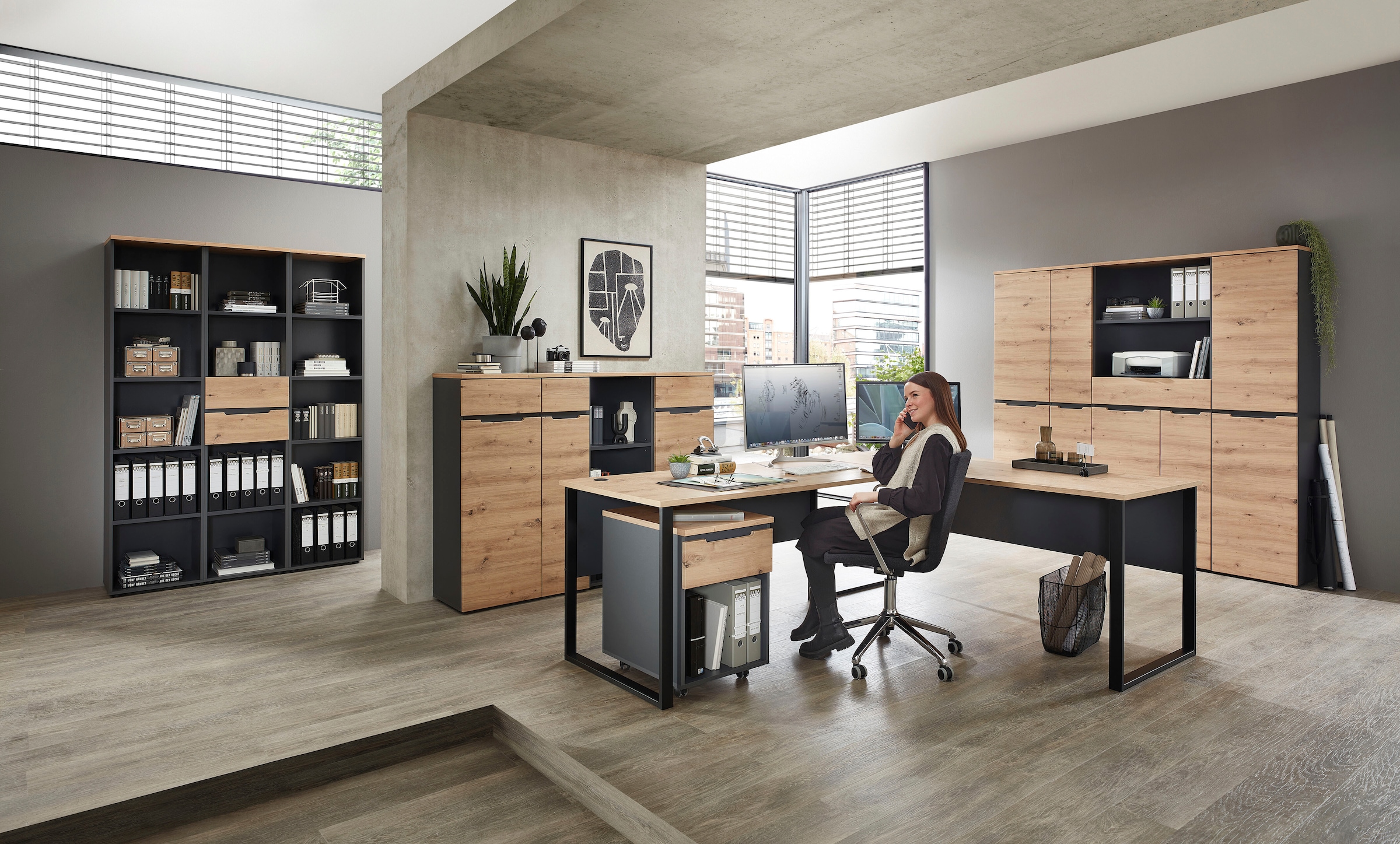Innostyle Aktenregal "Memphis Büroregal" 1 tlg. günstig online kaufen