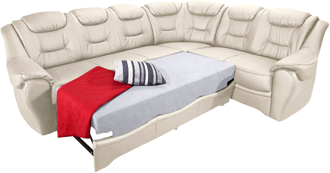 sit&more Ecksofa "Bellevue L-Form", wahlweise mit Bettfunktion günstig online kaufen