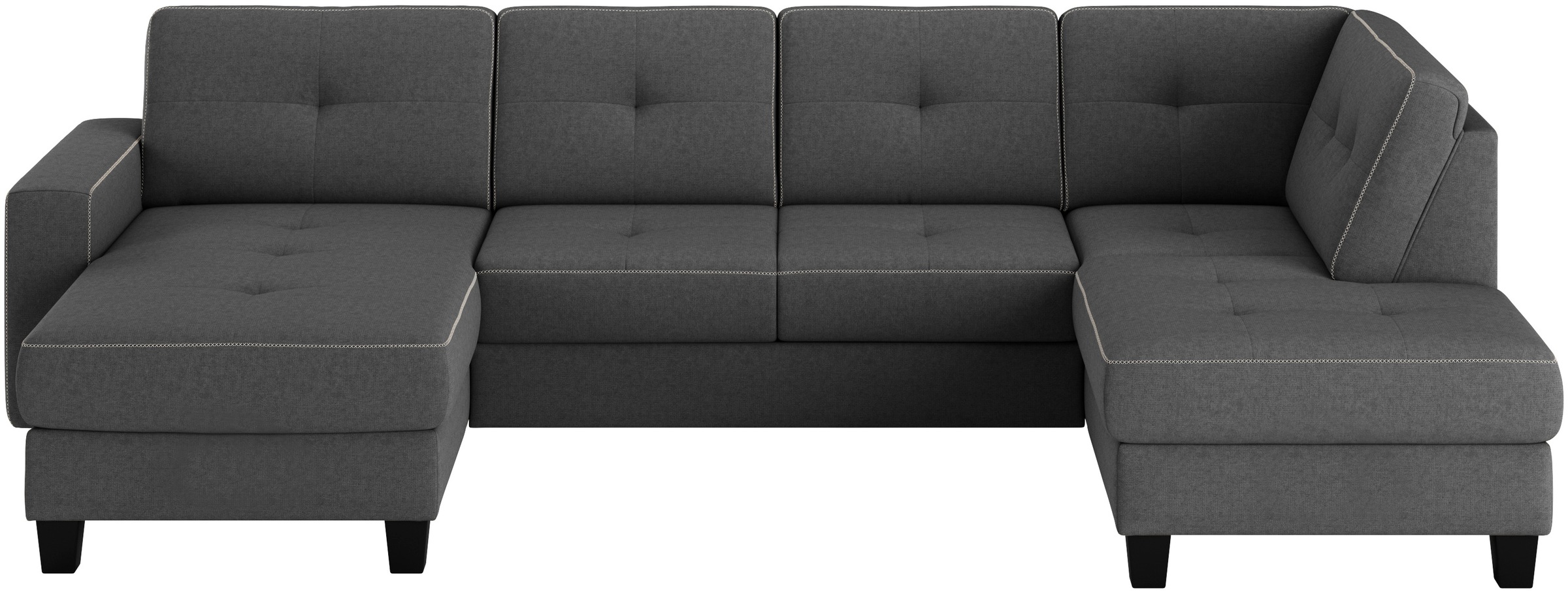 Places of Style Wohnlandschaft "Varese", wahlweise mit Bettfunktion und Bet günstig online kaufen