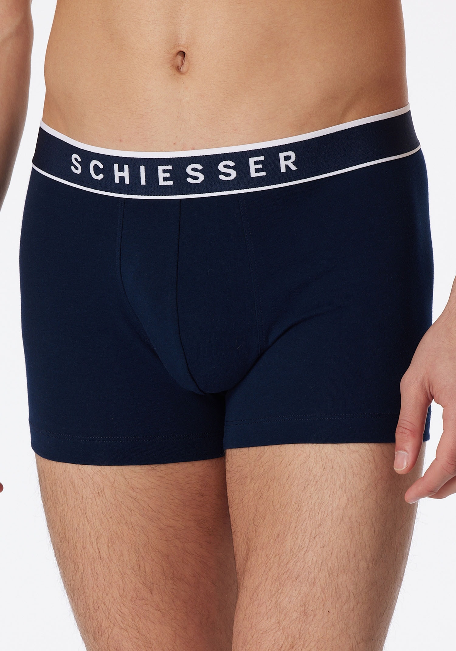 Schiesser Boxer »"95/5"«, (3er-Pack), mit sportlichem Webgummibund