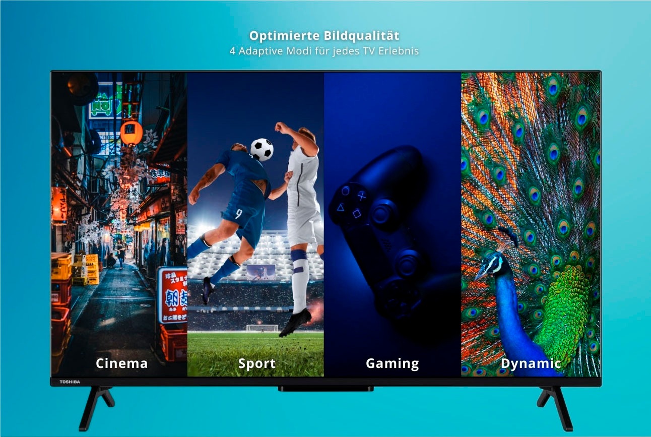 Toshiba DLED-Fernseher »43UV2463DA«, 4K Ultra HD, Smart-TV