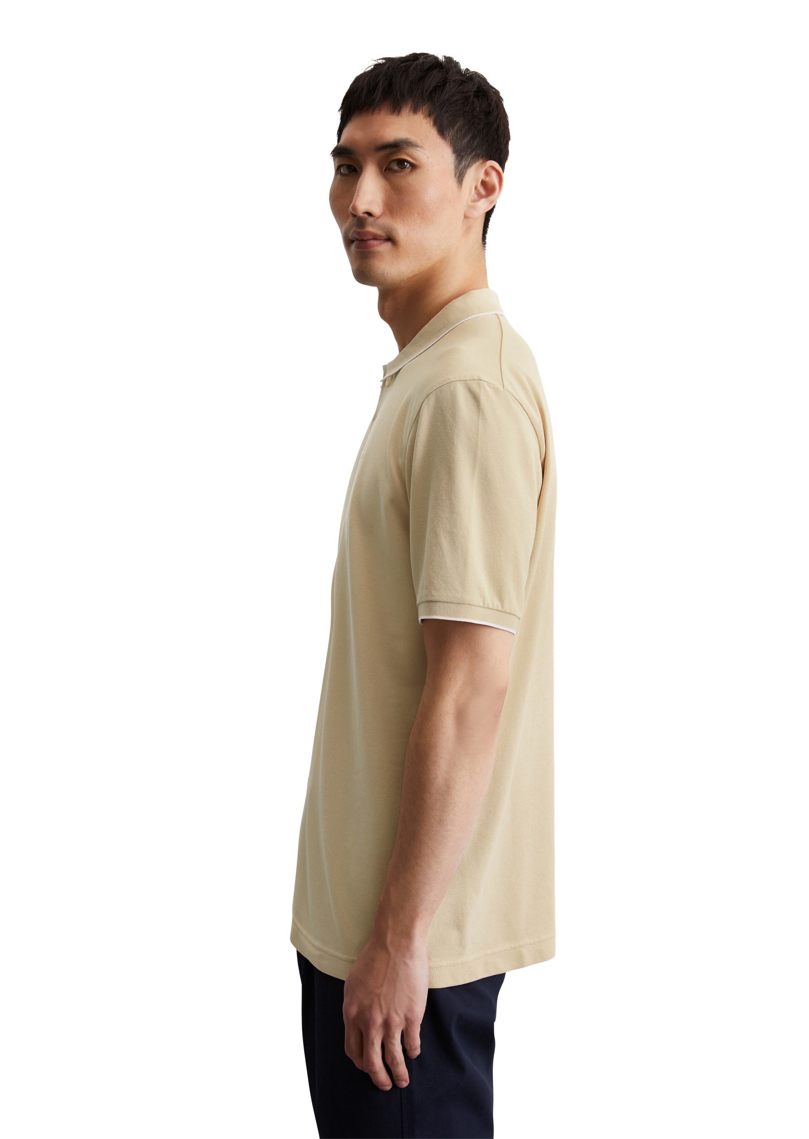 Marc O'Polo Poloshirt »aus Bio-Baumwoll-Mix«