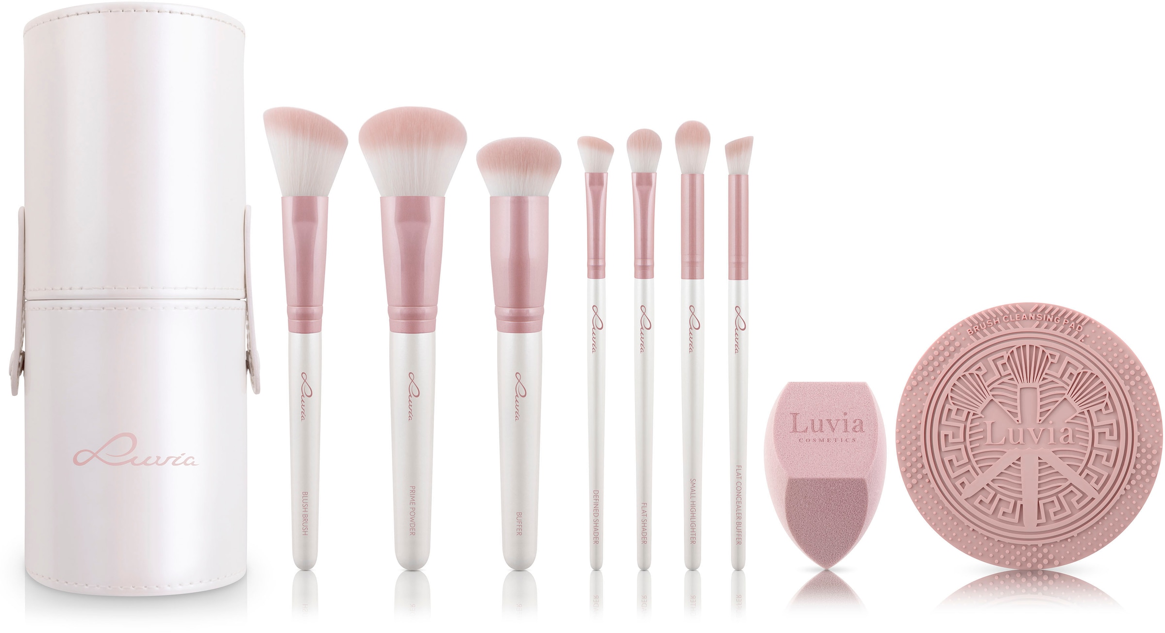 Luvia Cosmetics Kosmetikpinsel-Set »Prime Vegan Candy«, (10 tlg.)