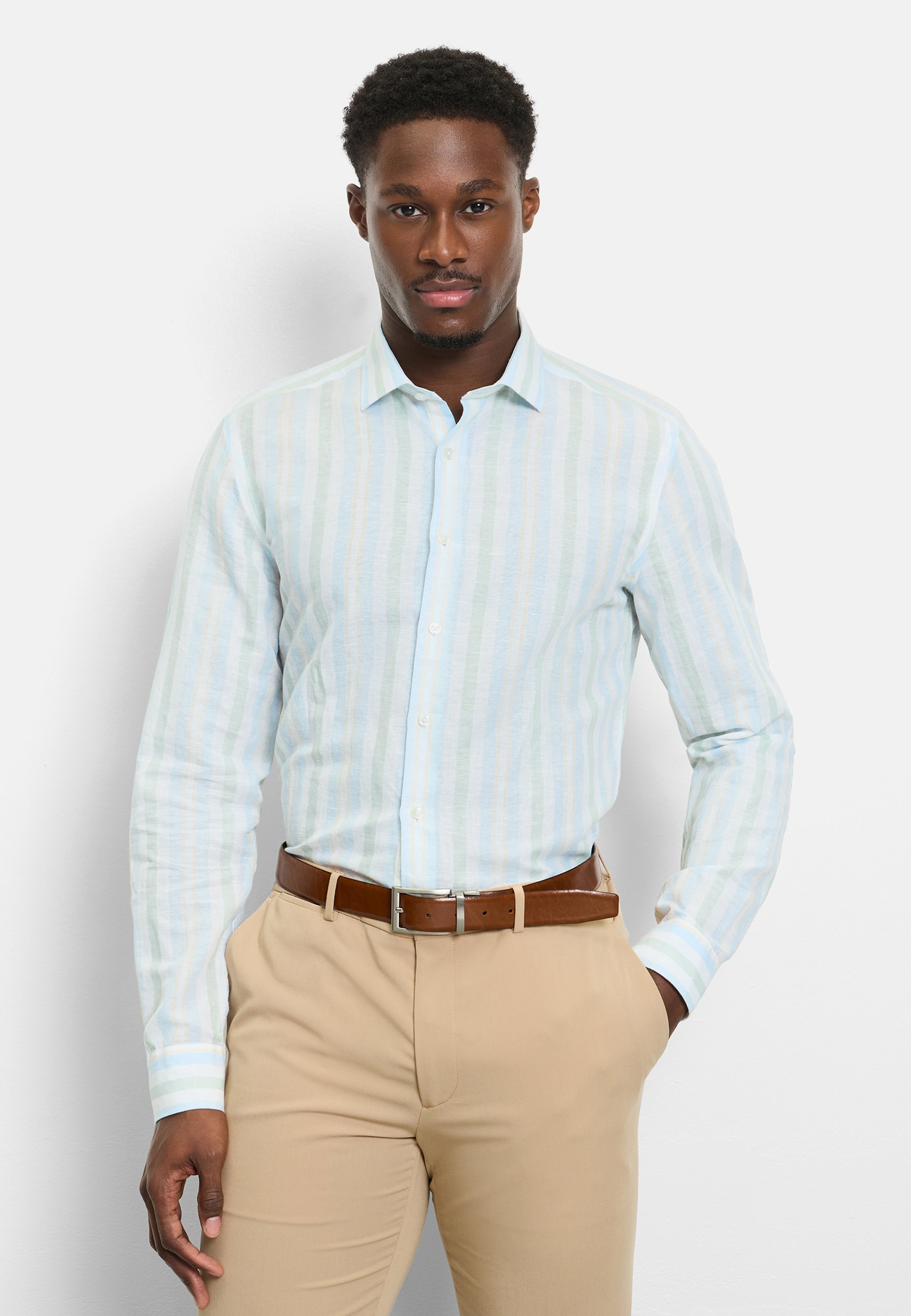 OLYMP Businesshemd "OLYMP Level Five garment washed, body fit, Kent" günstig online kaufen