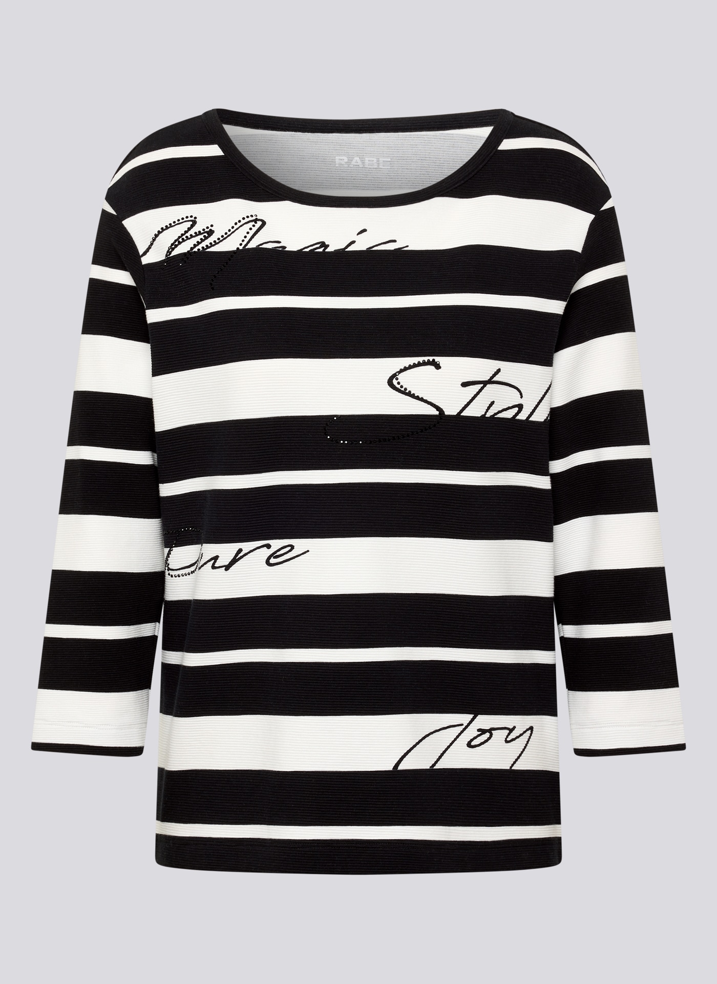 Rabe 3/4-Arm-Shirt, mit Schriftzug