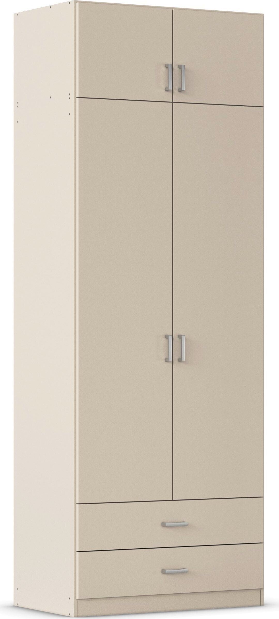 rauch "Schrank Garderobe Wäscheschrank GAMMA in 4 Breiten 91-226 cm" 3 verschiedene Ausstattungen BASIC/CLASSIC/PREMIUM (inkl. SOFT-CLOSE), mit Schubladen und Schrankaufsatz, schlichtes Design MADE IN GERMANY