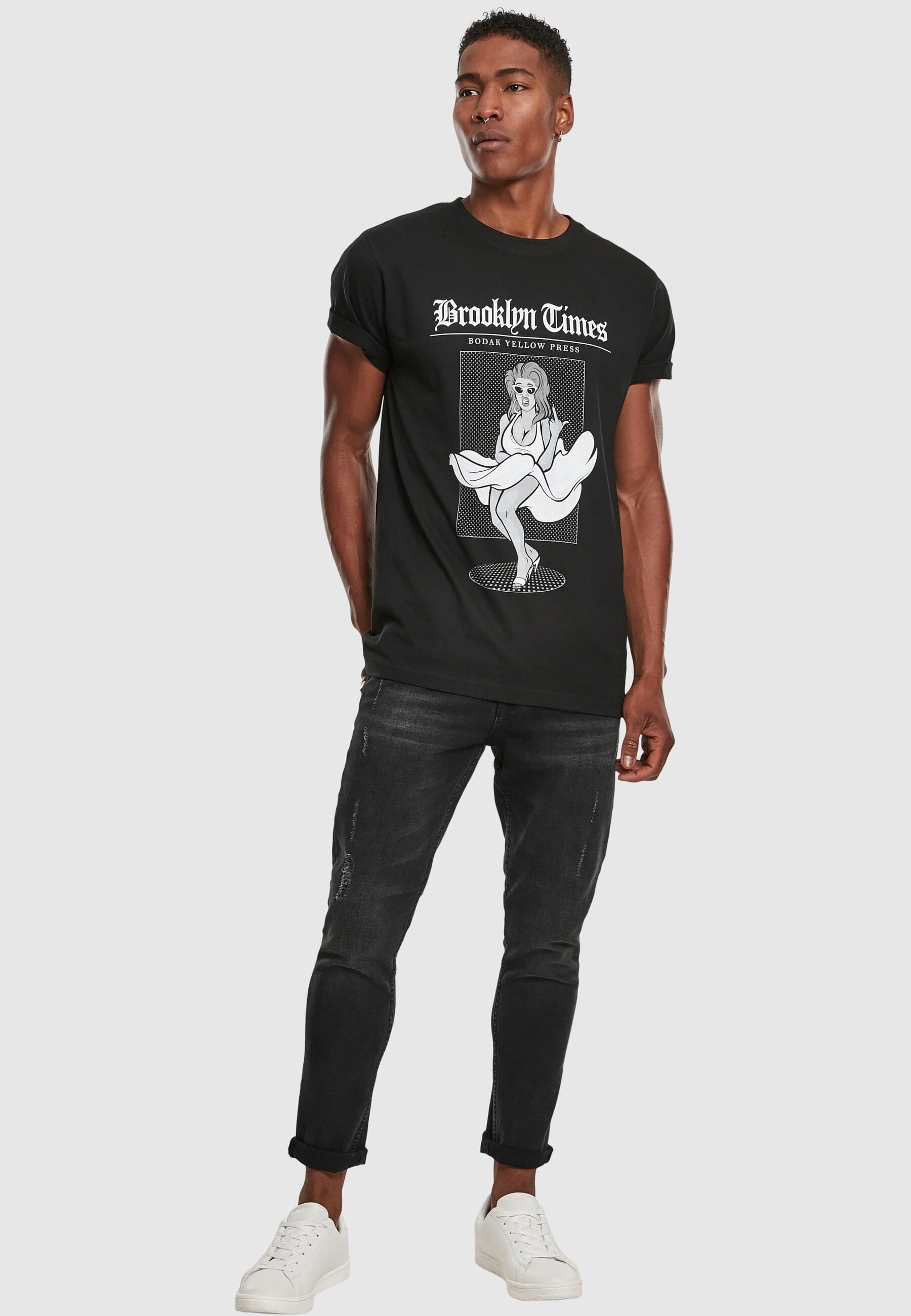 MisterTee T-Shirt »MisterTee Herren Brooklyn Times Tee«, (1 tlg.)