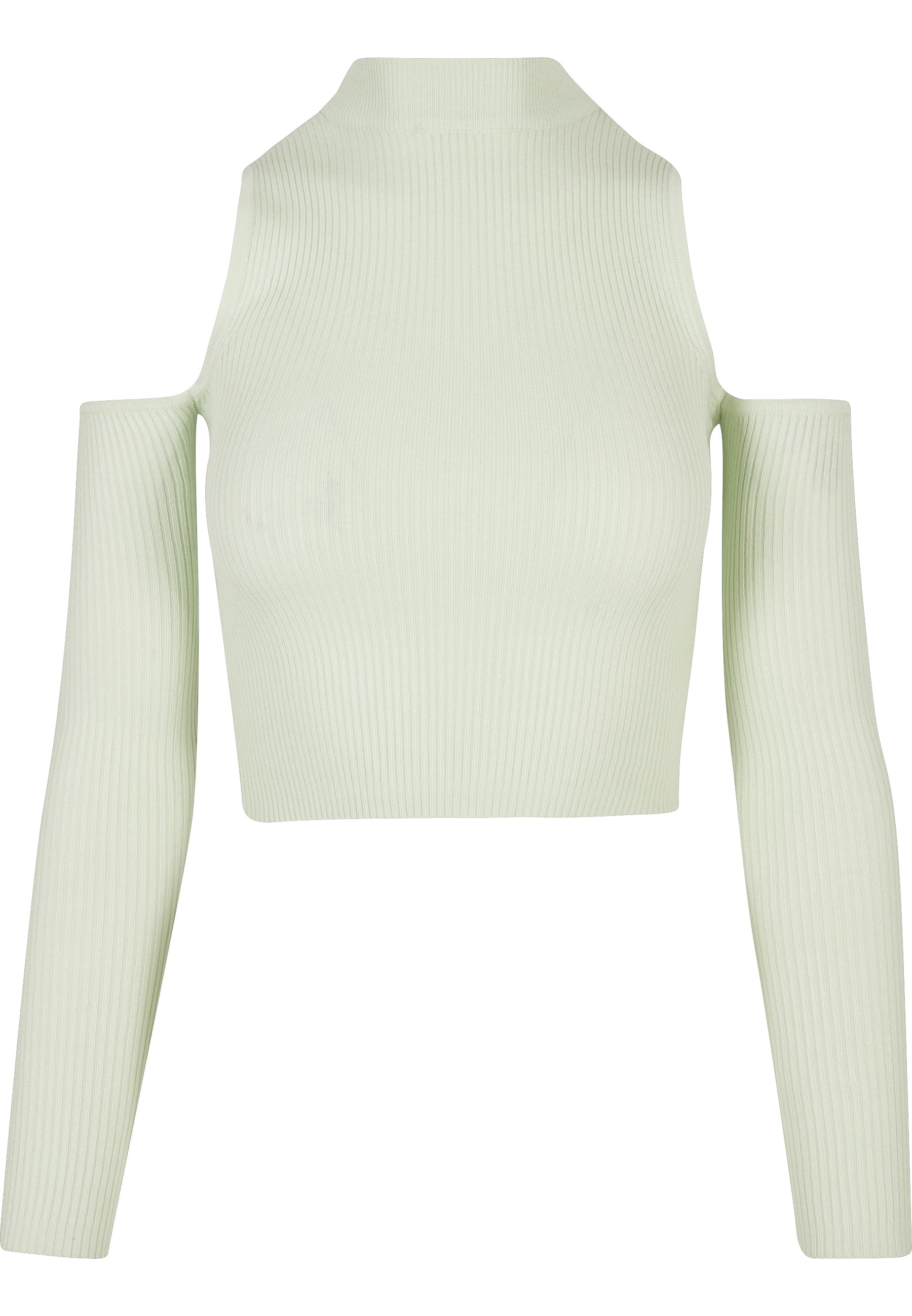 URBAN CLASSICS Fleecepullover "Urban Classics Damen Ladies Rib Knit Cut Out günstig online kaufen
