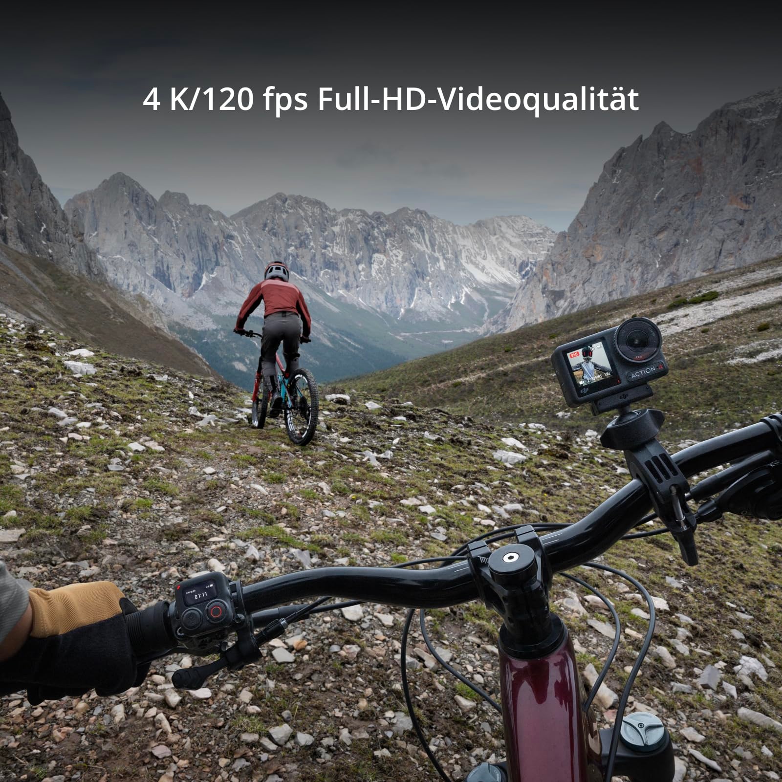 DJI Camcorder »Osmo Action 4 Adventure Combo« 4K Ultra HD Bluetooth