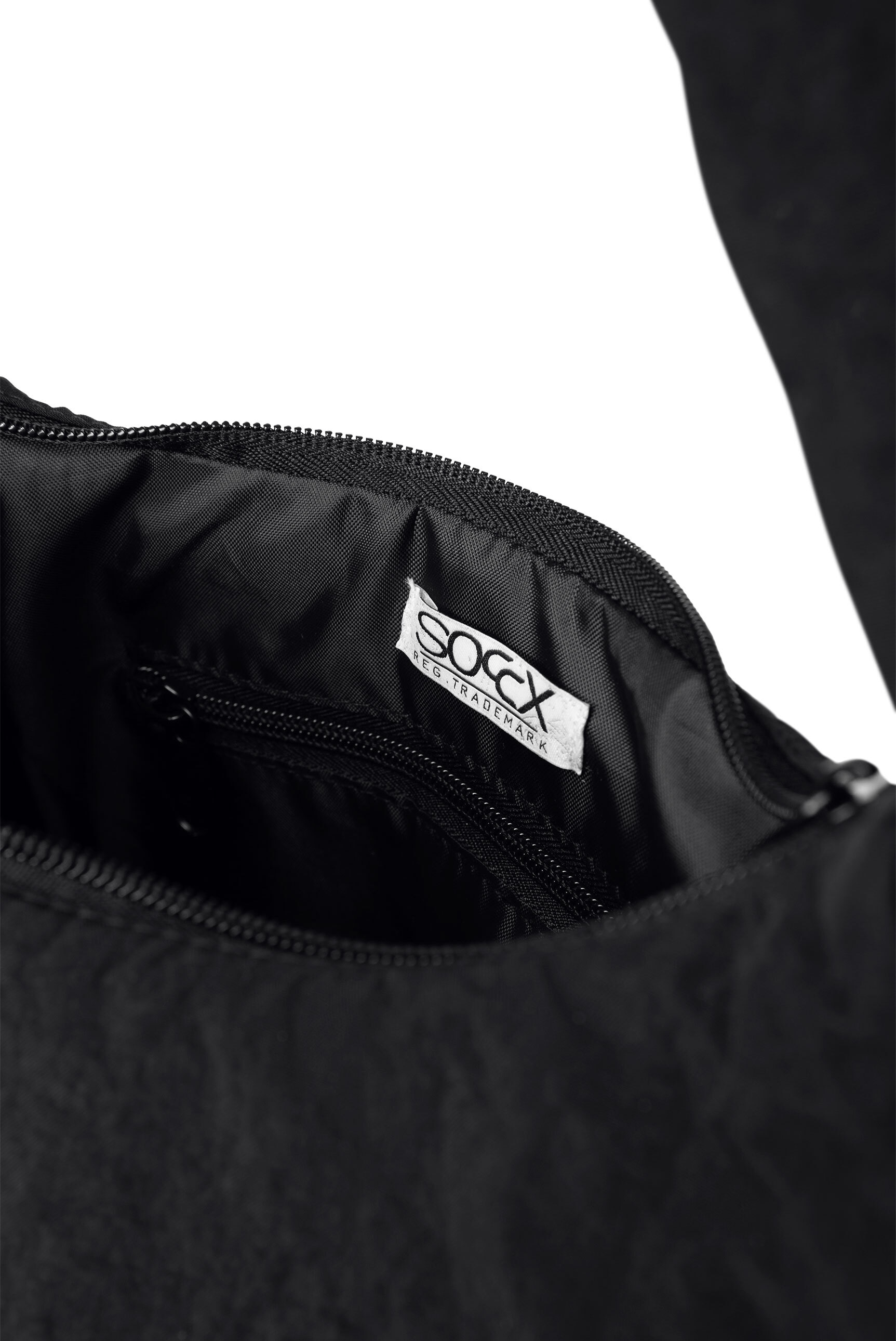 SOCCX Schultertasche, mit Seitenfächern