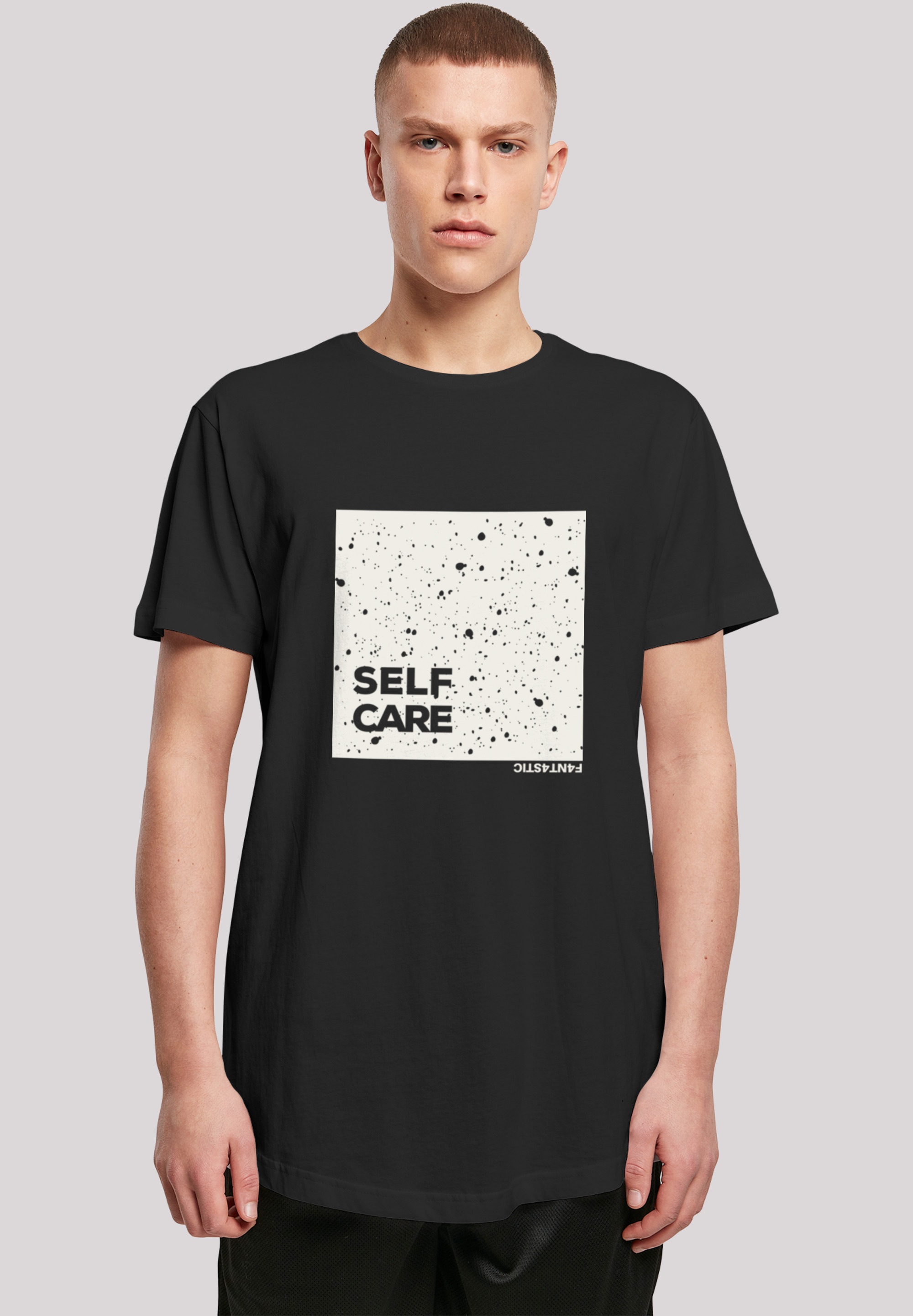 F4NT4STIC T-Shirt »SELF CARE LONG TEE«, Print