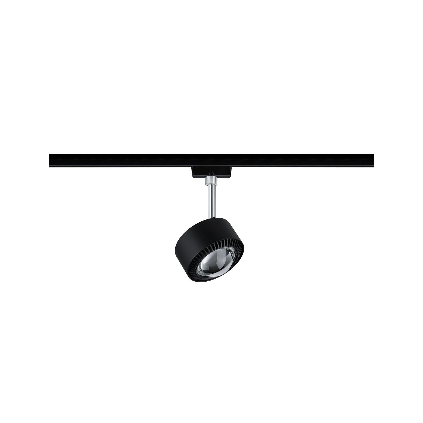 Paulmann Schienensystem-Leuchten »URail Schienenspot Aldan 498lm 8W 2700K 230V Schwarz matt, Chrom«, Einzelspot, dimmbar
