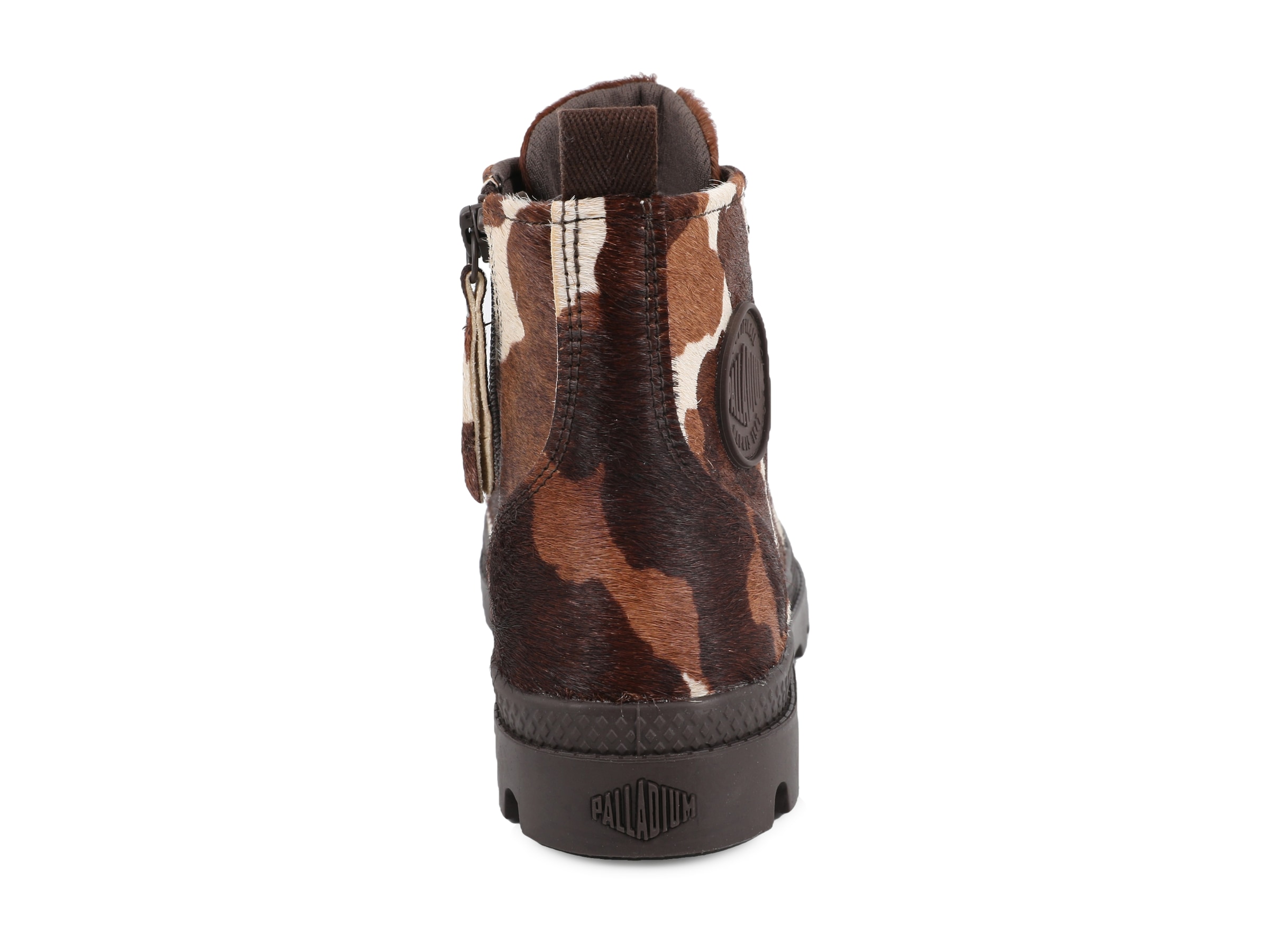 Palladium Schnürboots »PAMPA HI ZIP PONY«  Obermaterial in Ponyfell-Optik
