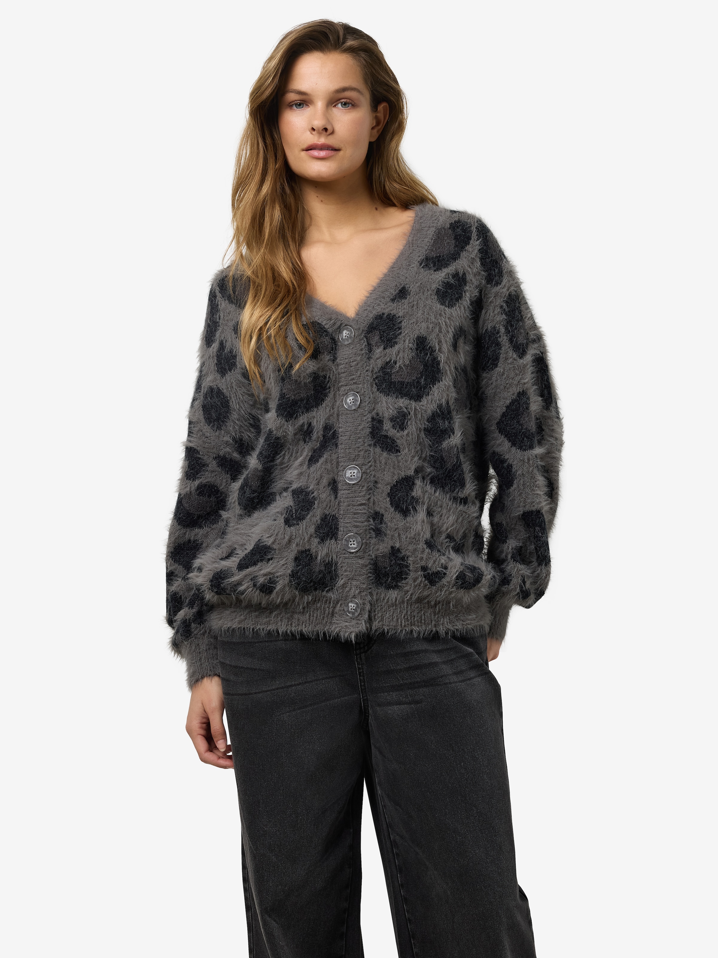 Noisy may Strickjacke »NMFLYNN L/S V-NECK KNIT CARDIGAN NOOS«