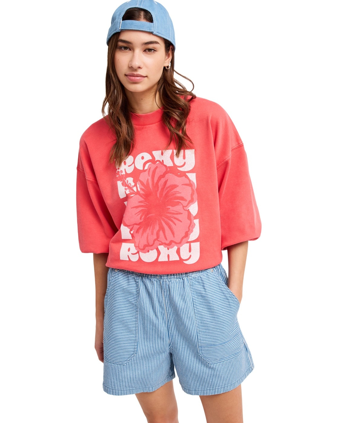 Roxy Jeansshorts "Stay Wavy Mid" günstig online kaufen