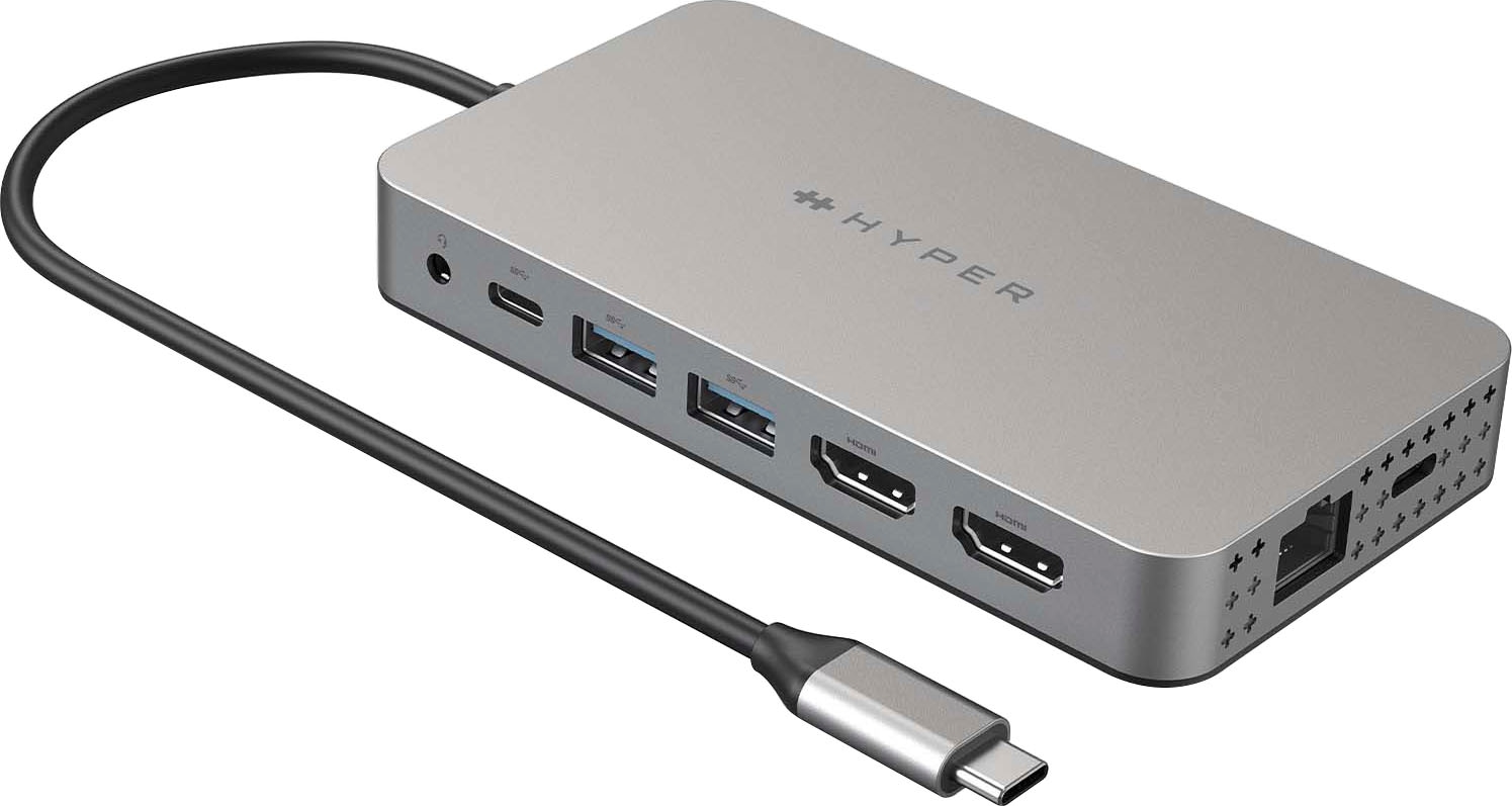 Adapter »Dual 4K HDMI 10-in-1 USB-C Hub for M1 MacBook«, USB Typ C zu...