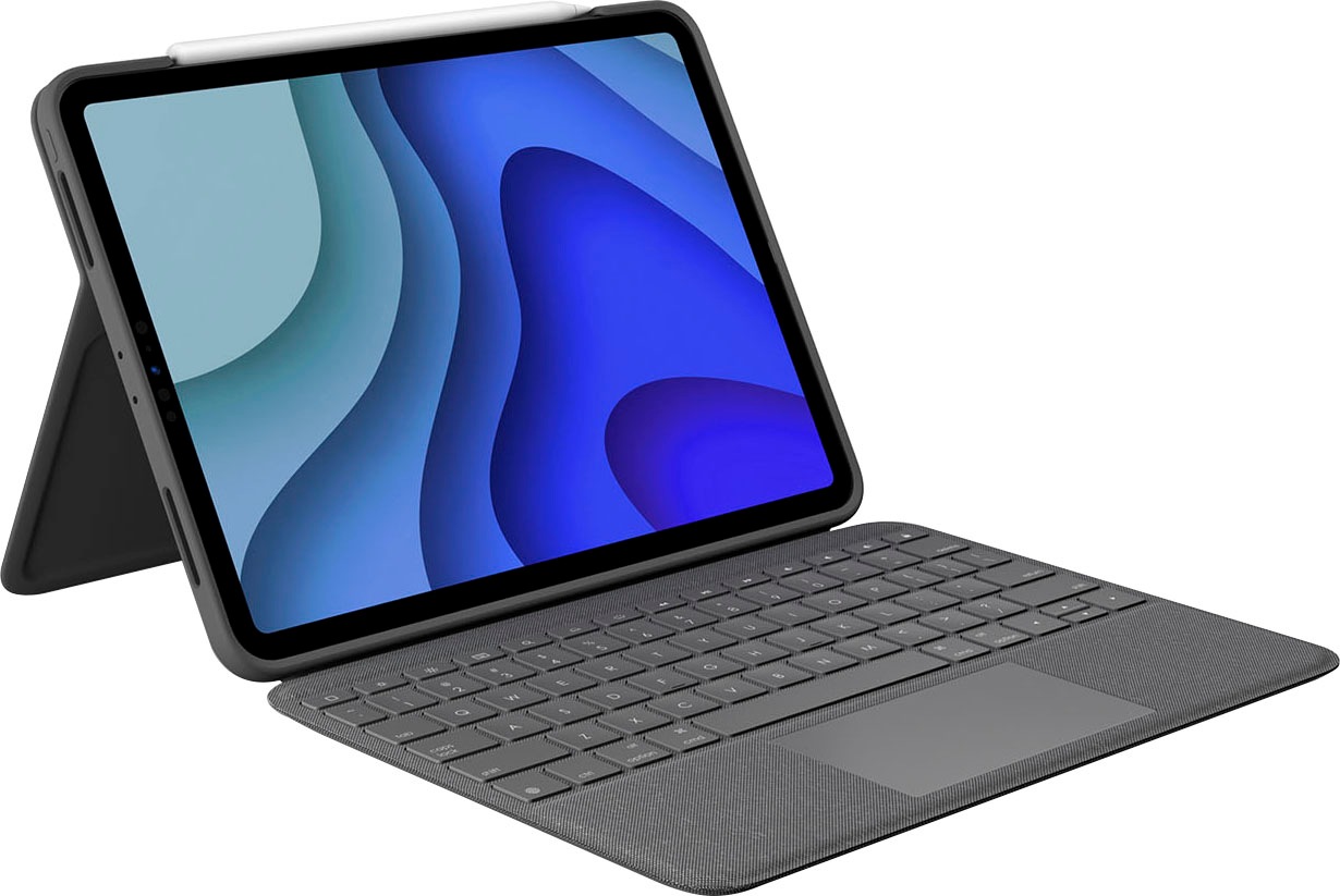 Logitech iPad-Tastatur »Folio Touch iPad Pro 11 Zoll Keyboard Case«, (Multimedia-Tasten)