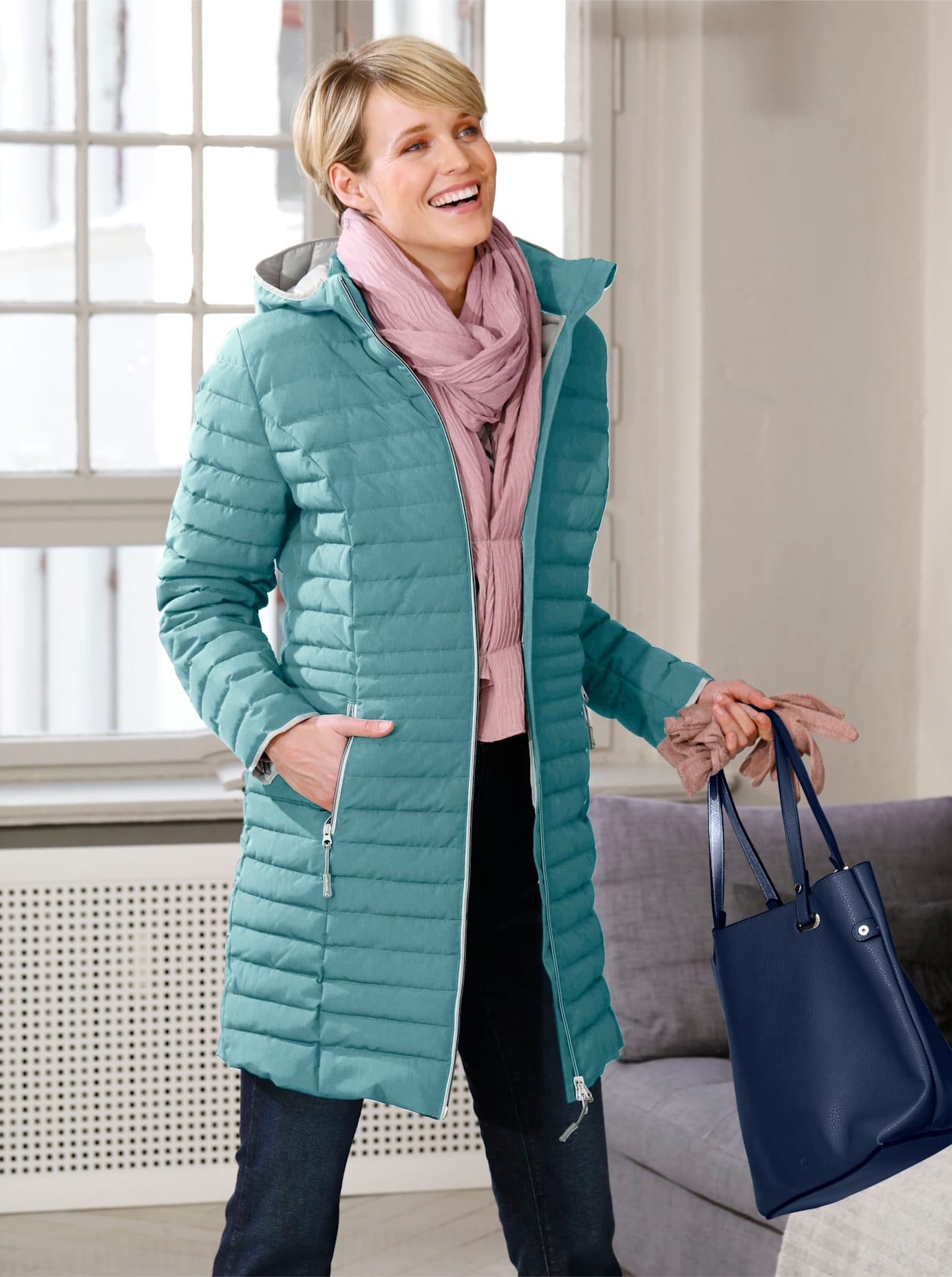 Casual Looks Steppjacke, mit Kapuze