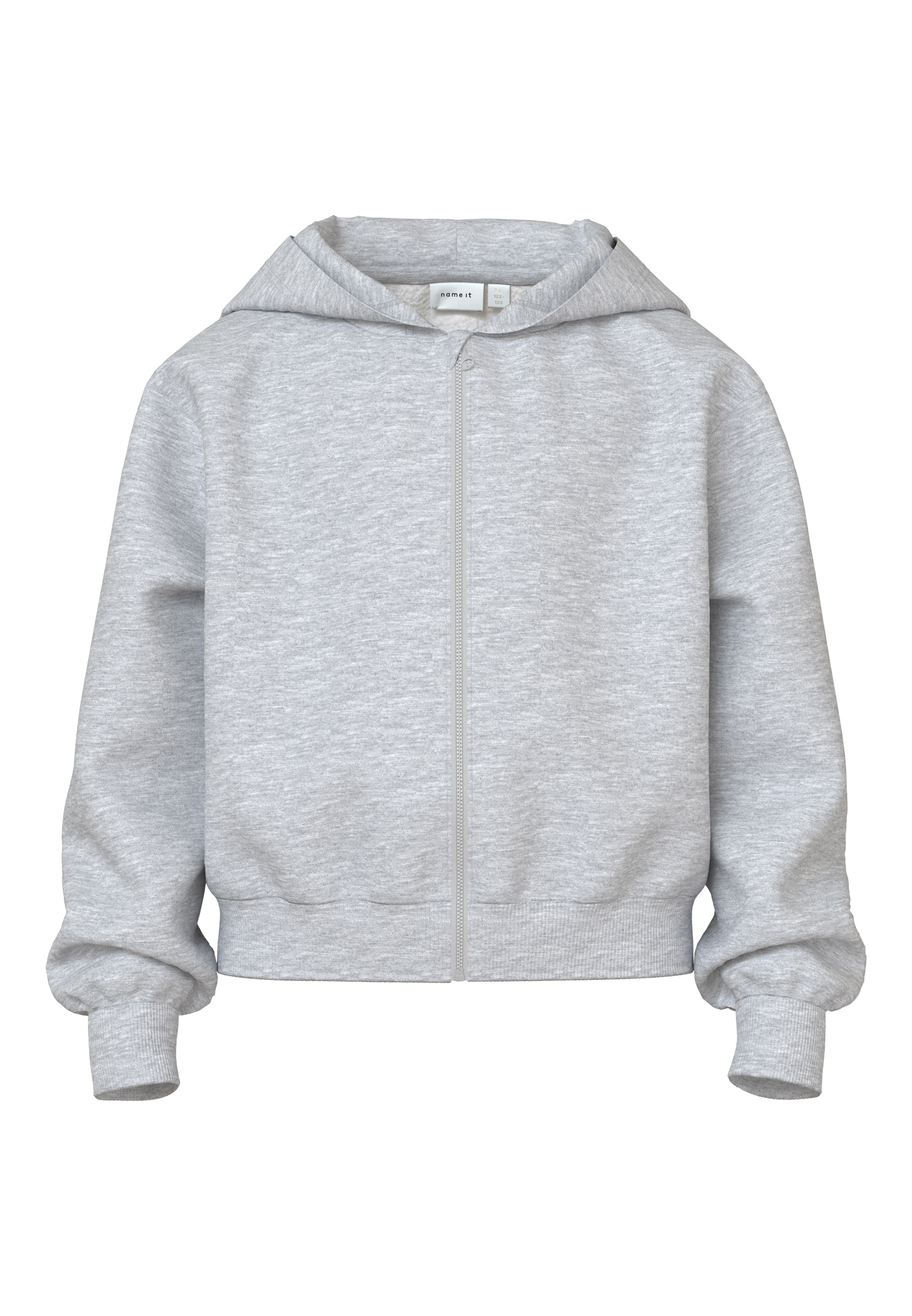 Name It Kapuzensweatjacke »NKFMILLE SHORT NREG SWE CARD WH UNB NOOS«