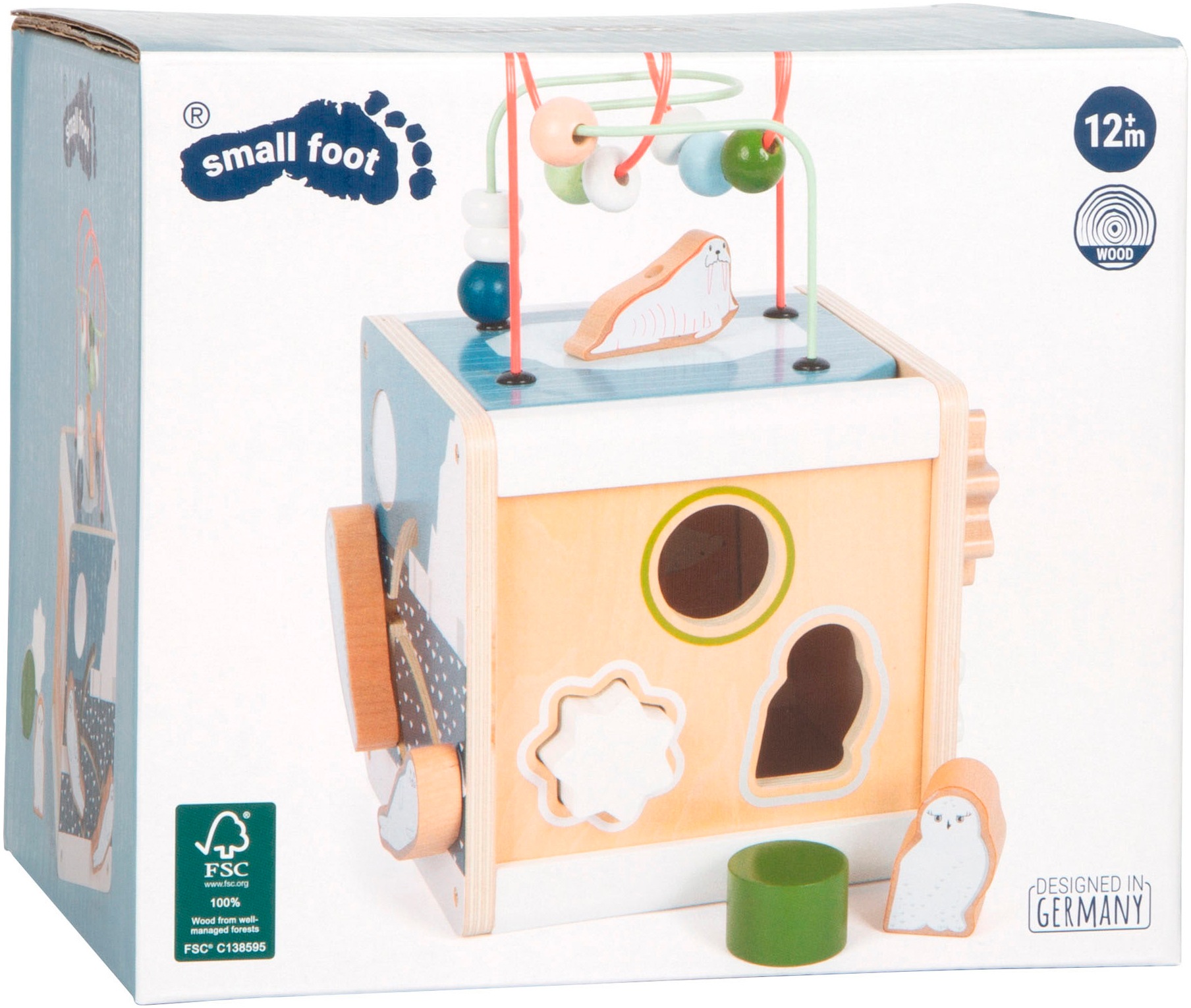 Small Foot Motorikwürfel »Arctic«, aus Holz; FSC®- schützt Wald - weltweit