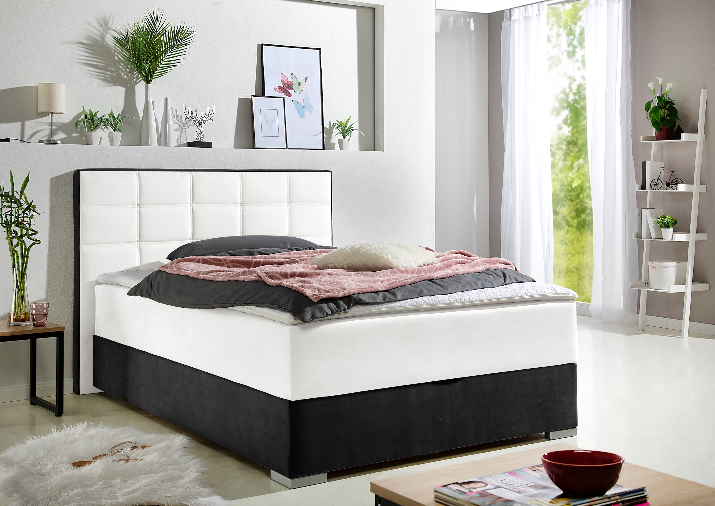 Maintal Boxspringbett, mit Bettkasten und Topper günstig online kaufen