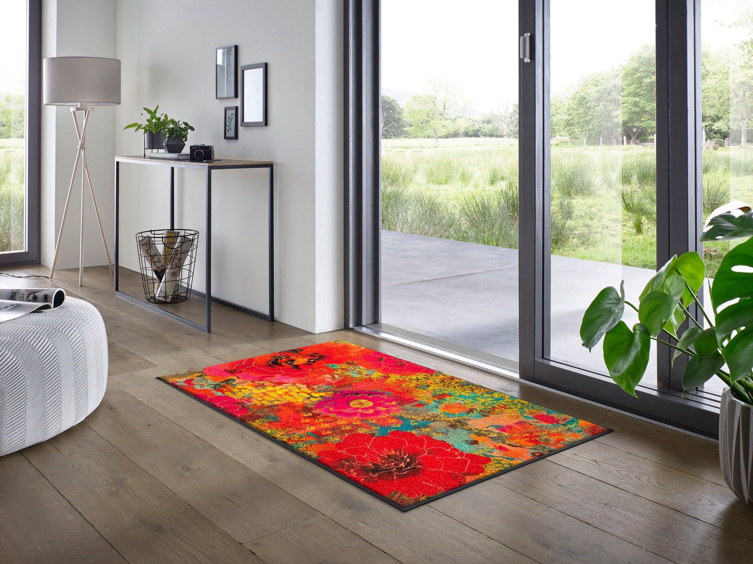 wash+dry by Kleen-Tex Teppich "Flowerchains" rechteckig günstig online kaufen