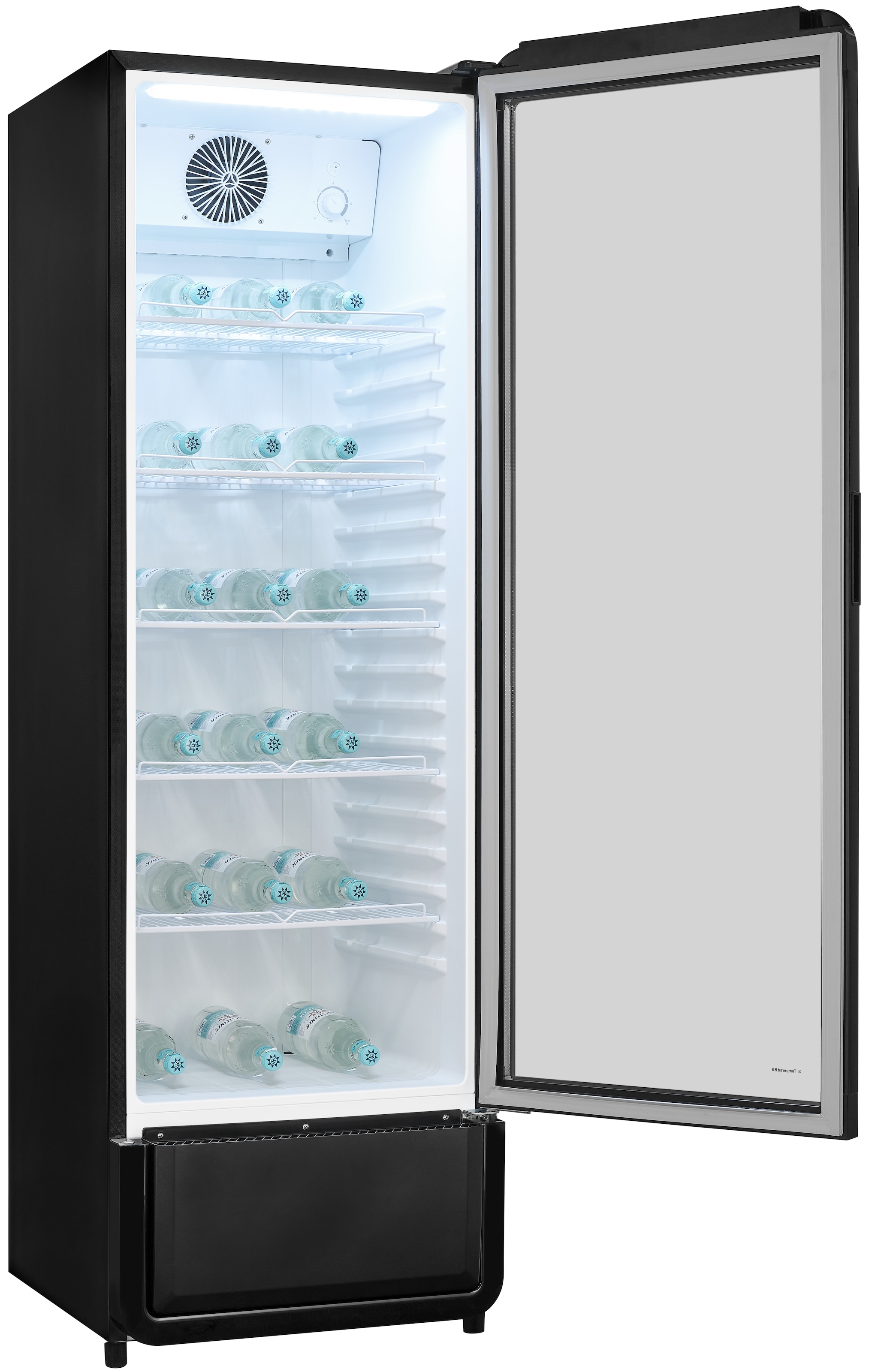 exquisit Getränkekühlschrank GKS260-GT-431D weiss »GKS260-GT-431D schwarz« 172,5 cm hoch 54 cm breit