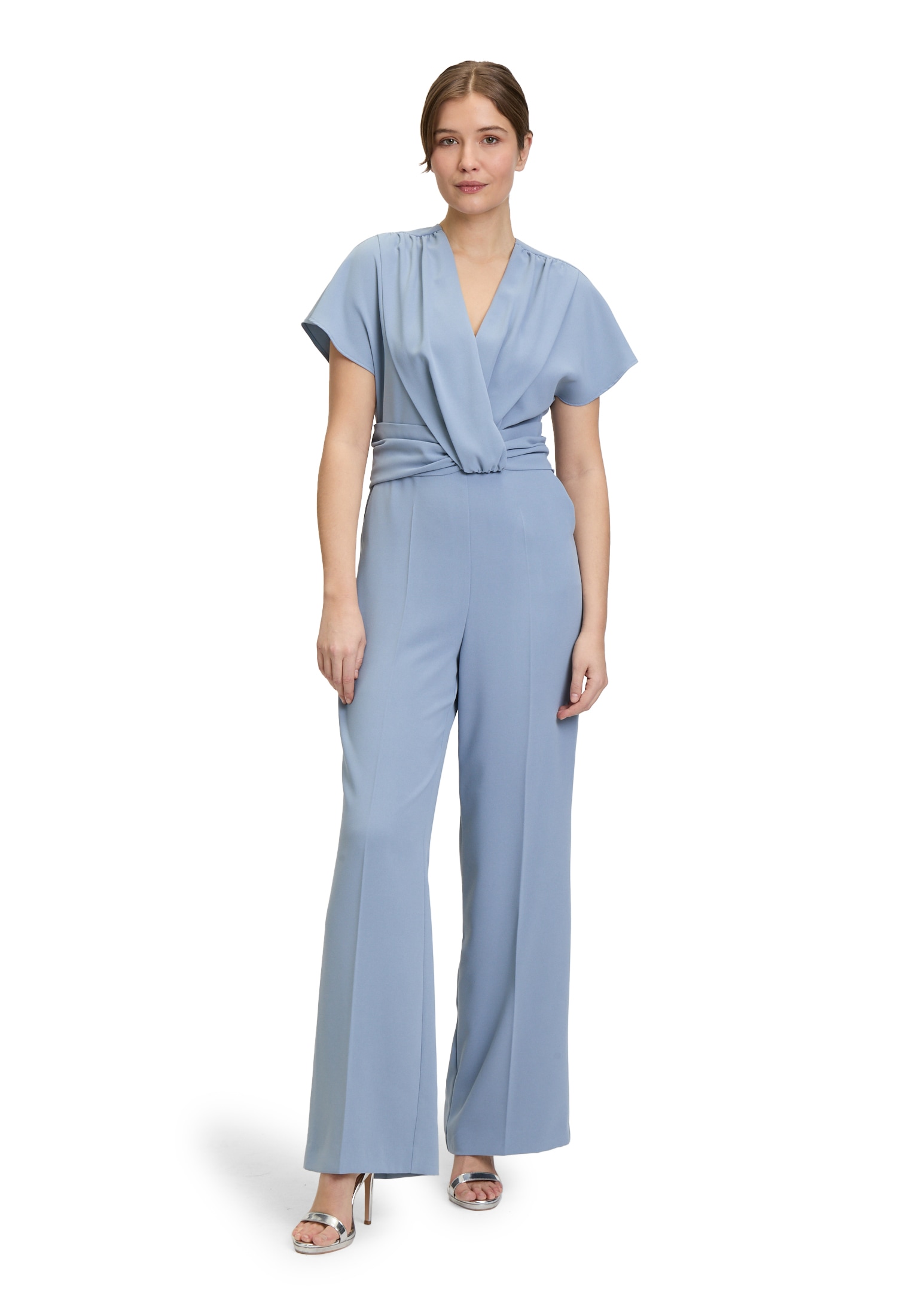 Vera Mont Overall "Damen Jumpsuit mit Raffung", 1 Stk. Bunddetail günstig online kaufen