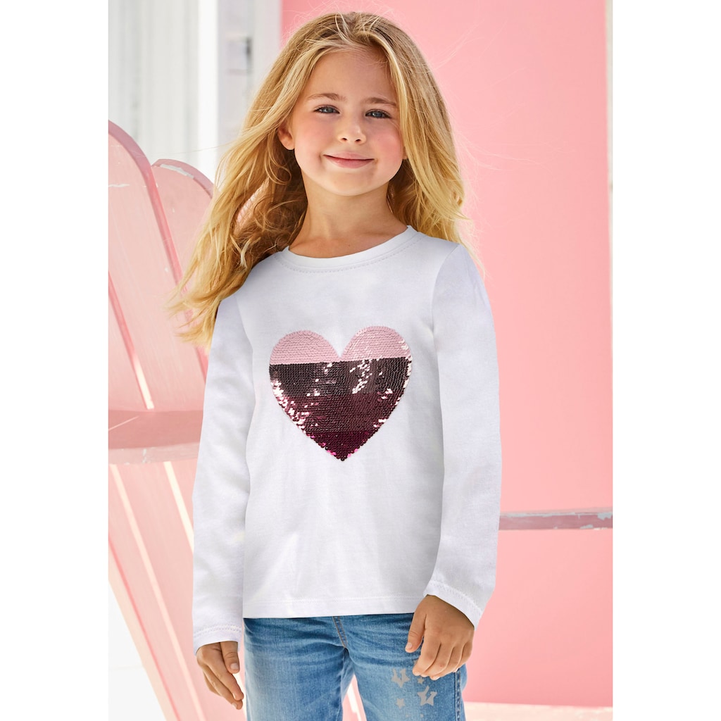 KIDSWORLD Langarmshirt »für kleine Mädchen«