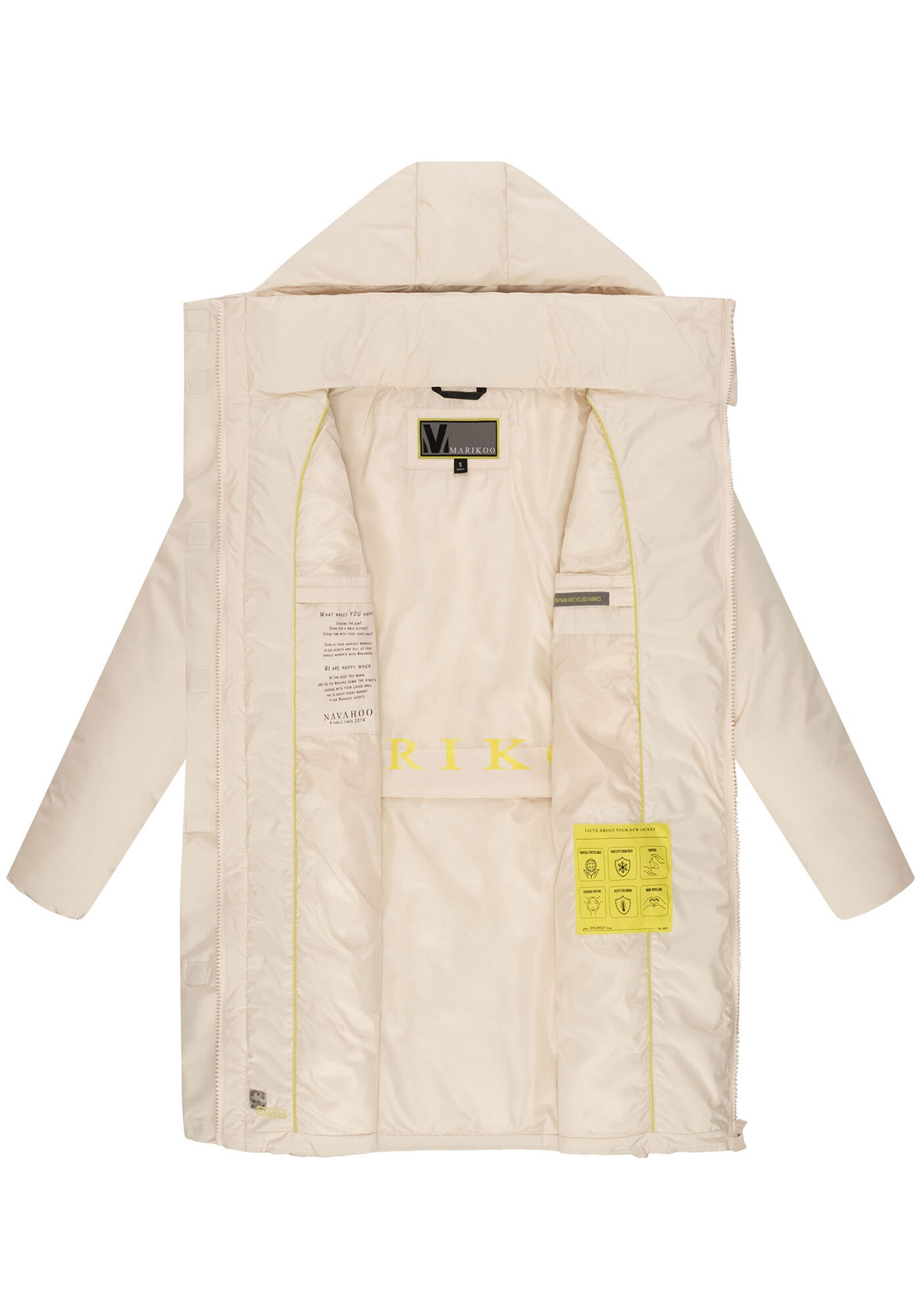 Marikoo Winterjacke »Nanami«, mit großer Kapuze