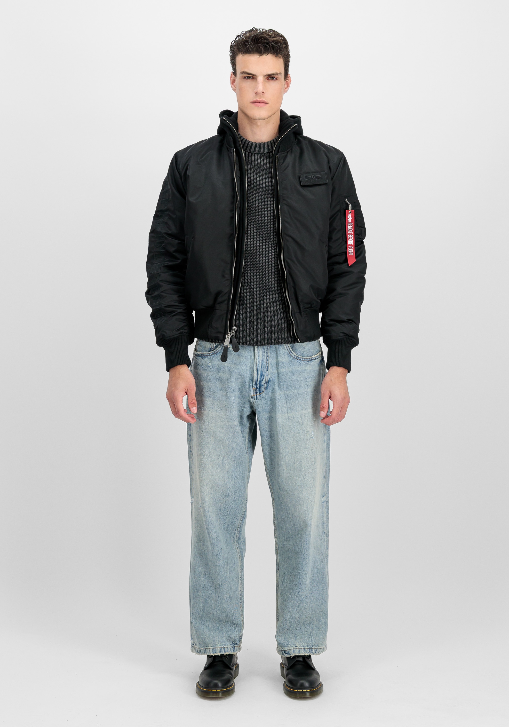 Alpha Industries Bomberjacke »MA-1 D-Tec Sleeve Embroidery«