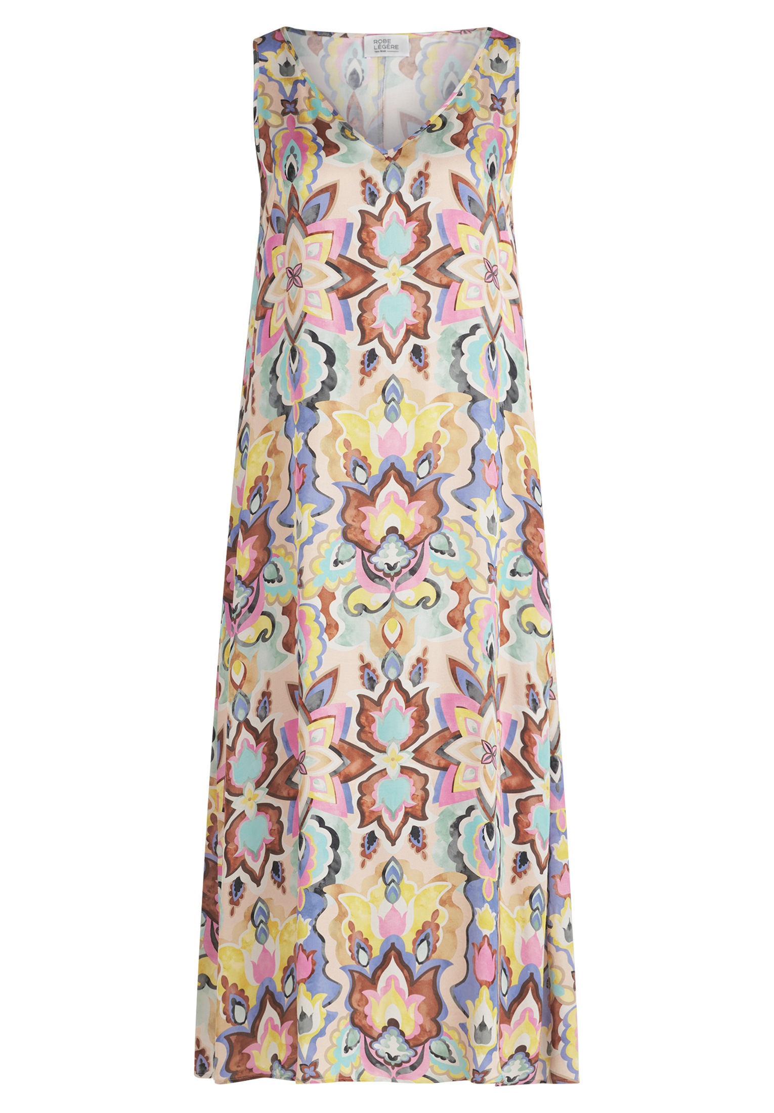 Vera Mont Sommerkleid "Damen mit V-Ausschnitt" Nahttasche Druck günstig online kaufen