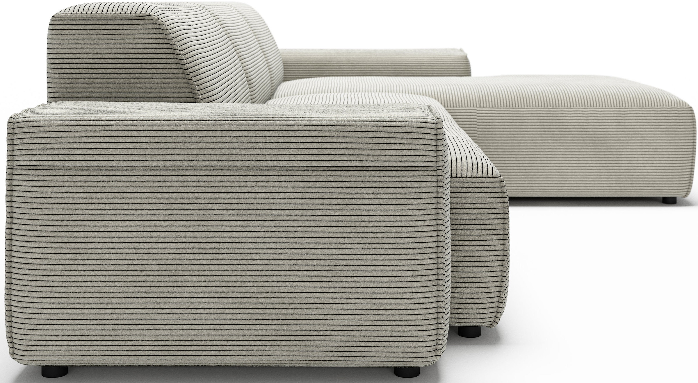andas Ecksofa »Glimminge auch in Breitcord, Feincord, Bouclé + Easy care-Bezug«, L-Form, Breite 294, Zierkissen